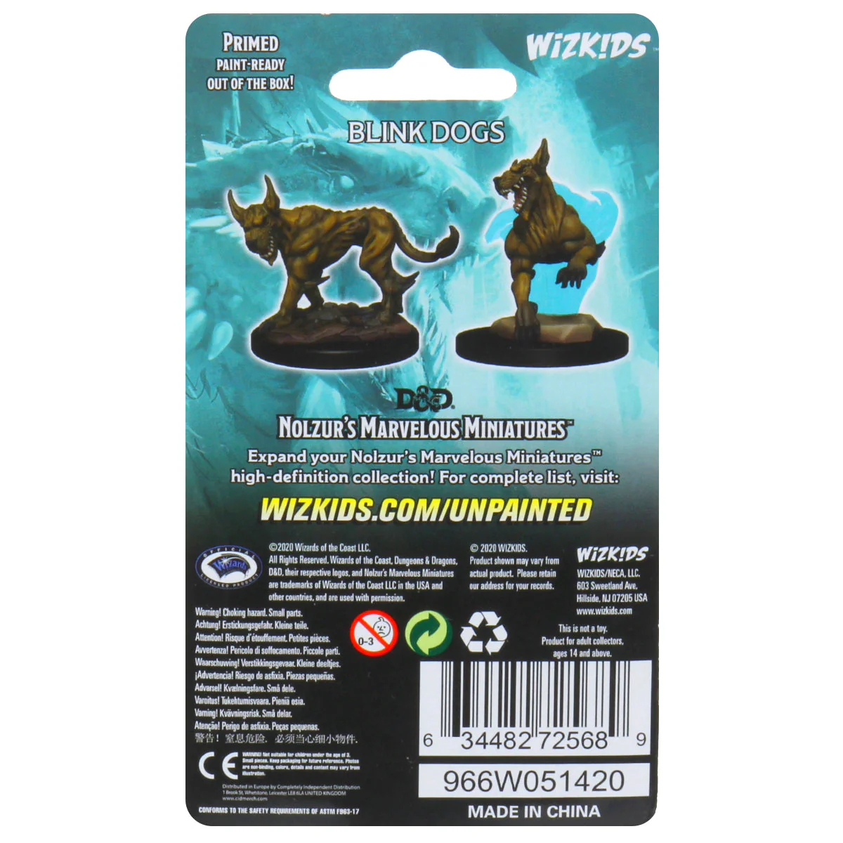 D&D Nolzur’s Marvelous Miniatures: Blink Dogs - Image 2