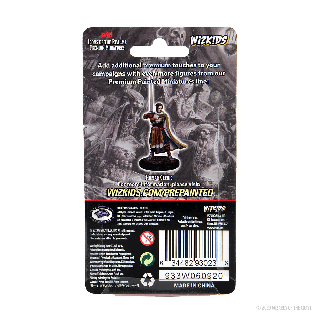 D&D Icons of the Realms: Premium Painted Figure - Human Cleric Male - Image 2