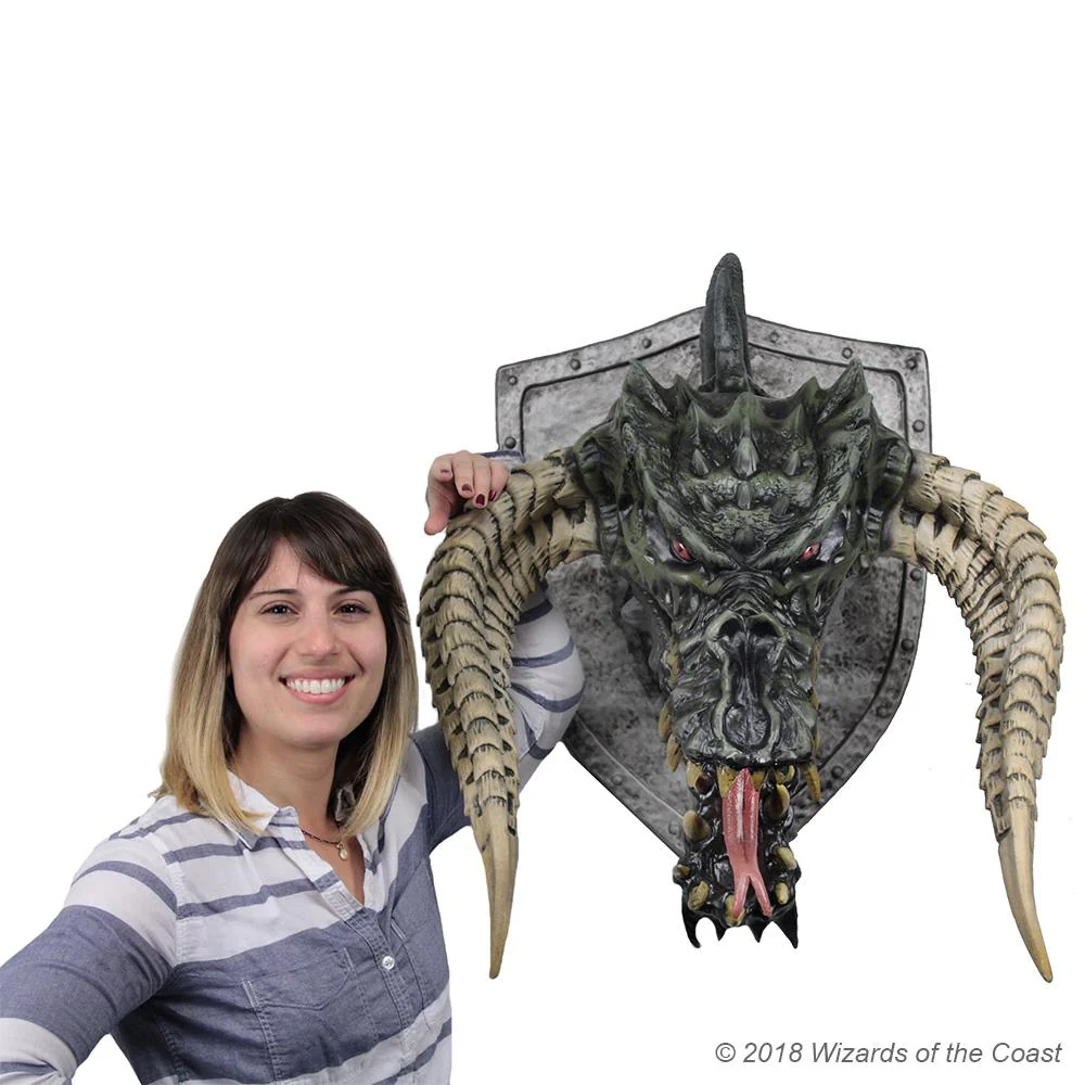 D&D Replicas of the Realms: Black Dragon Trophy Plaque - Image 7