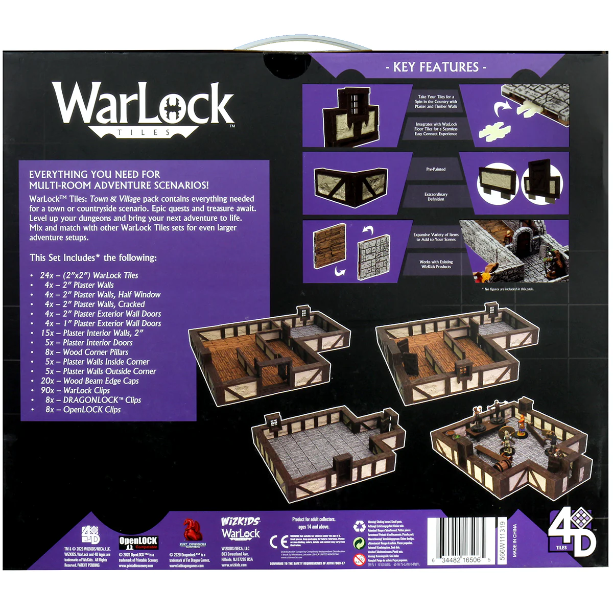 WarLock Tiles: Base Set - Town & Village I - Image 2