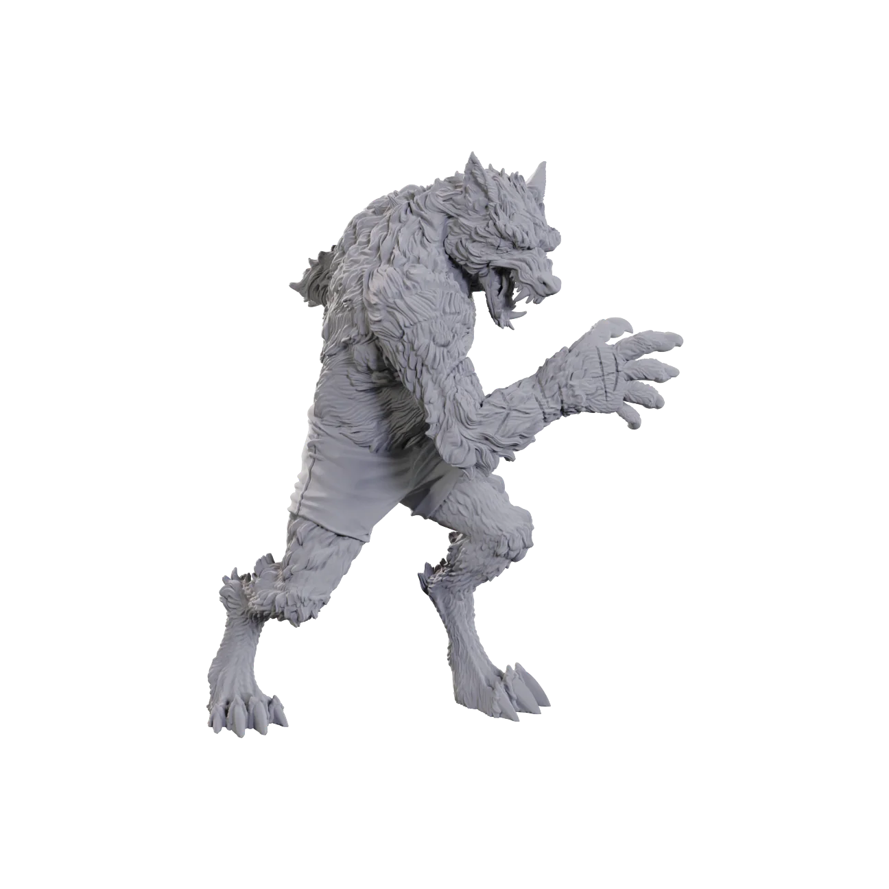 Critical Role Unpainted Miniatures: Chetney Pock O'Pea & Werewolf - Image 4
