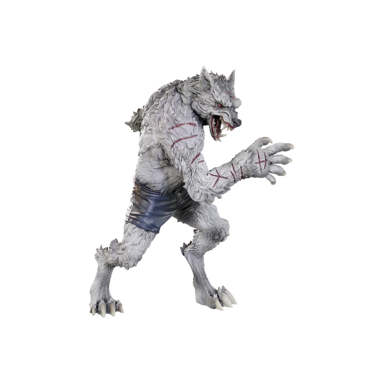 Critical Role Unpainted Miniatures: Chetney Pock O'Pea & Werewolf - Image 6