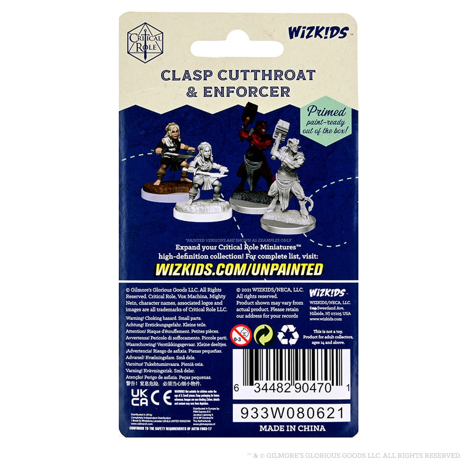 Critical Role Unpainted Miniatures: Clasp Cutthroat & Enforcer - Image 2