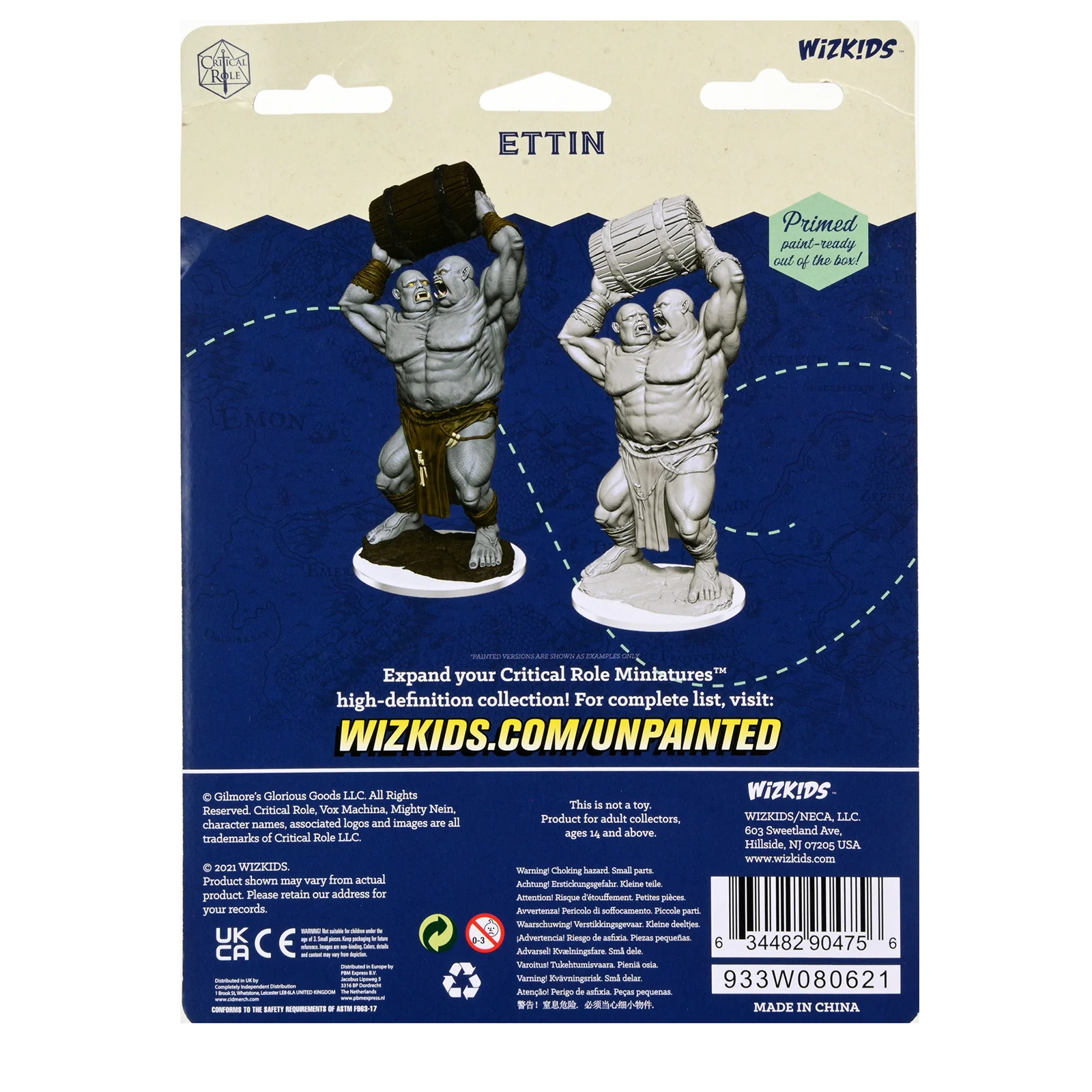 Critical Role Unpainted Miniatures: Ettin - Image 2