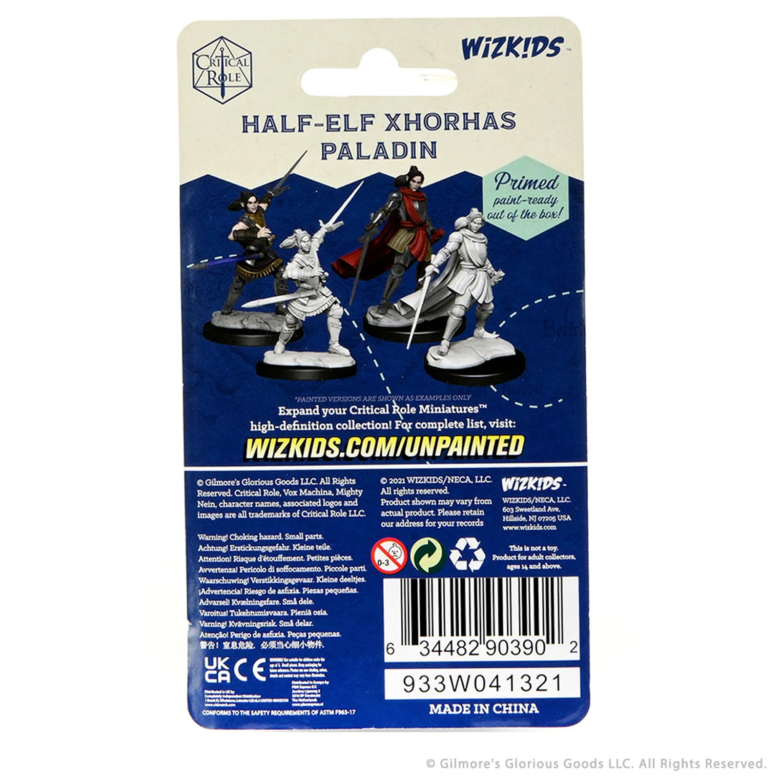 Critical Role Unpainted Miniatures: Half-Elf Paladin Xhorhas Female - Image 2