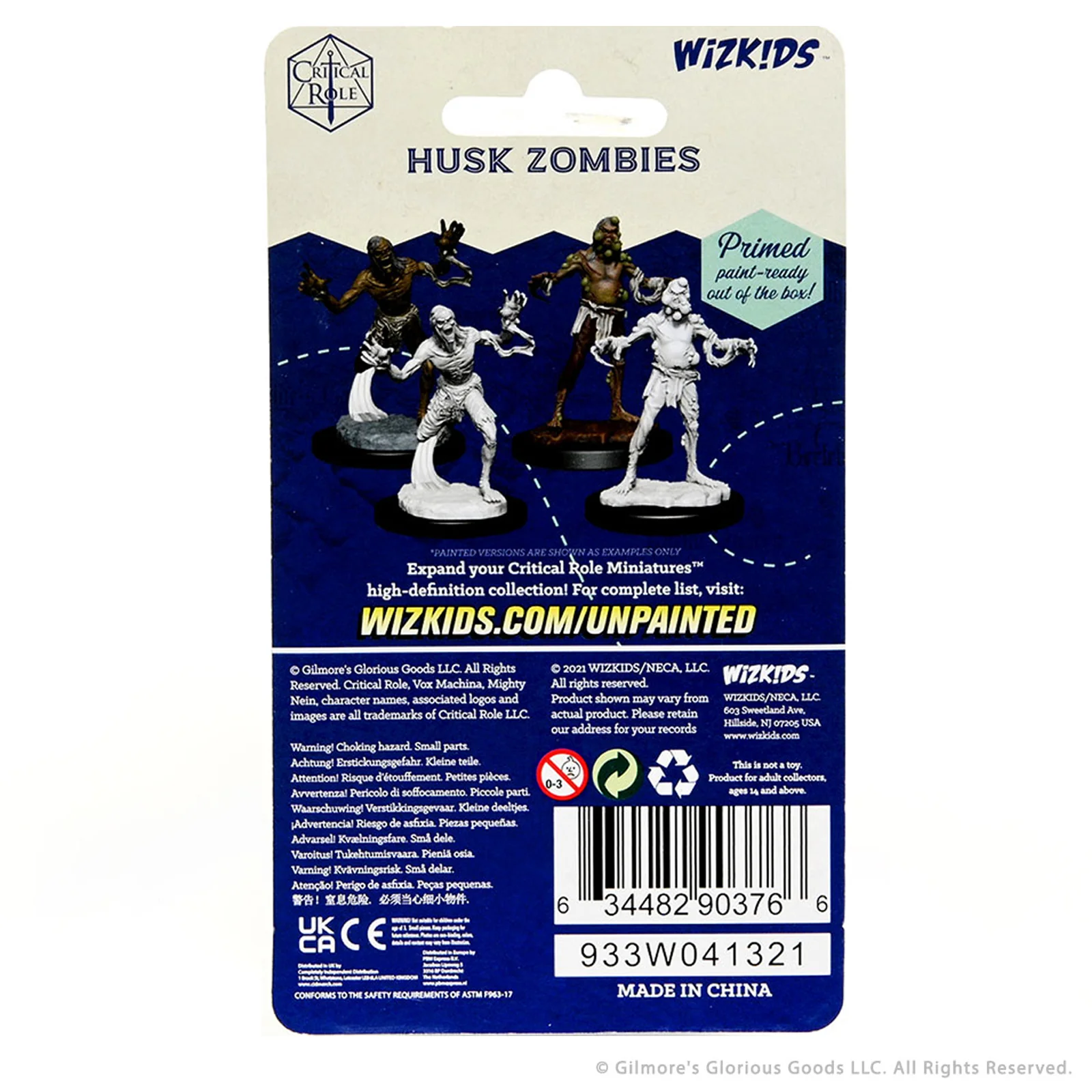 Critical Role Unpainted Miniatures: Husk Zombies - Image 2