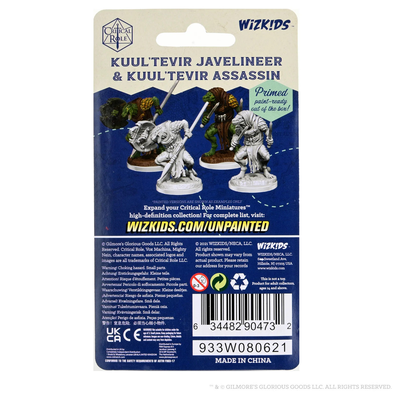 Critical Role Unpainted Miniatures: Kuul'tevir Javelineer & Assassin - Image 2