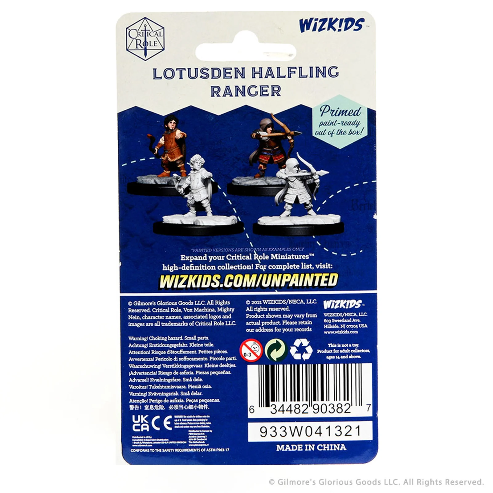 Critical Role Unpainted Miniatures: Lotusden Halfling Ranger Male - Image 2