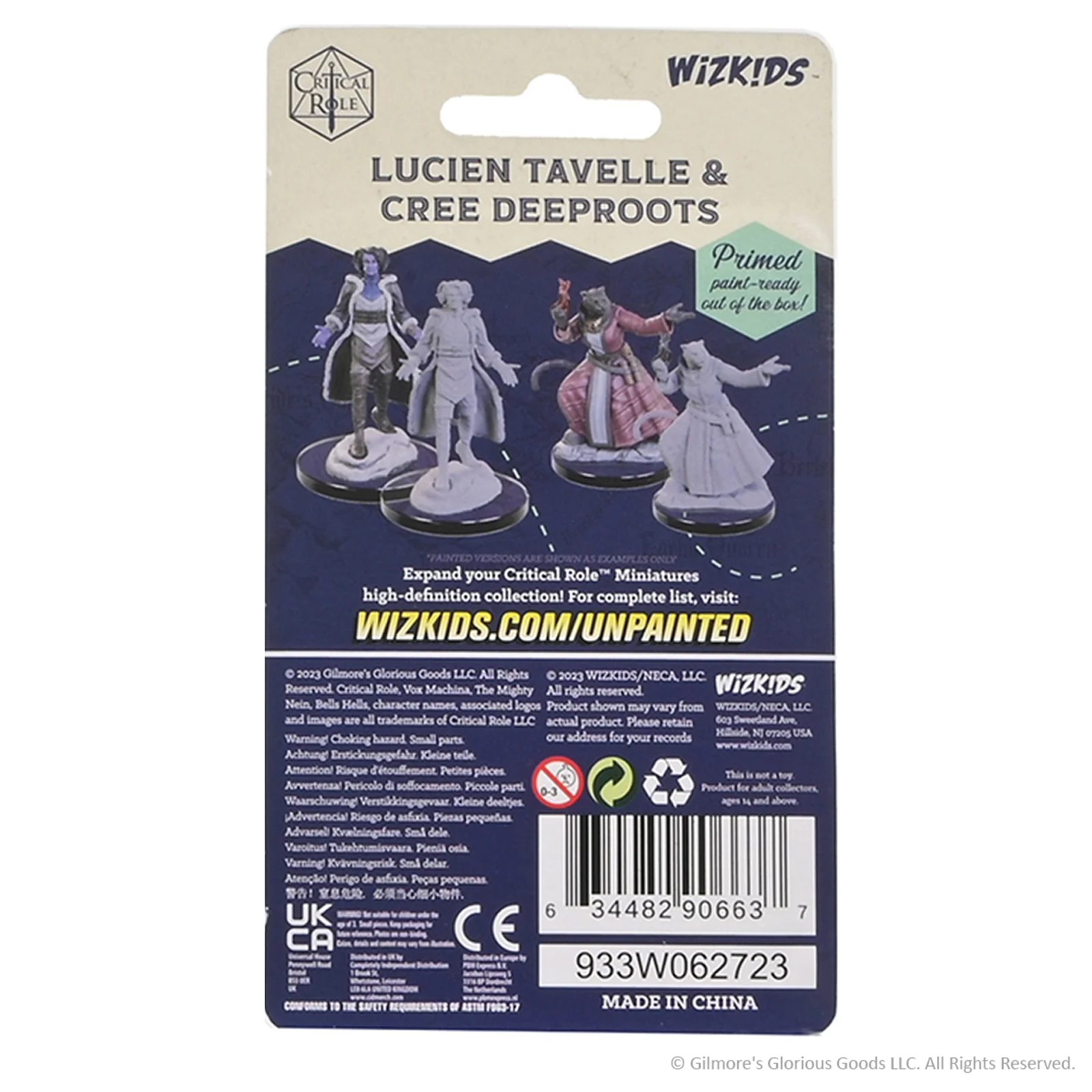 Critical Role Unpainted Miniatures: Lucien Tavelle & Cree Deeproots - Image 2