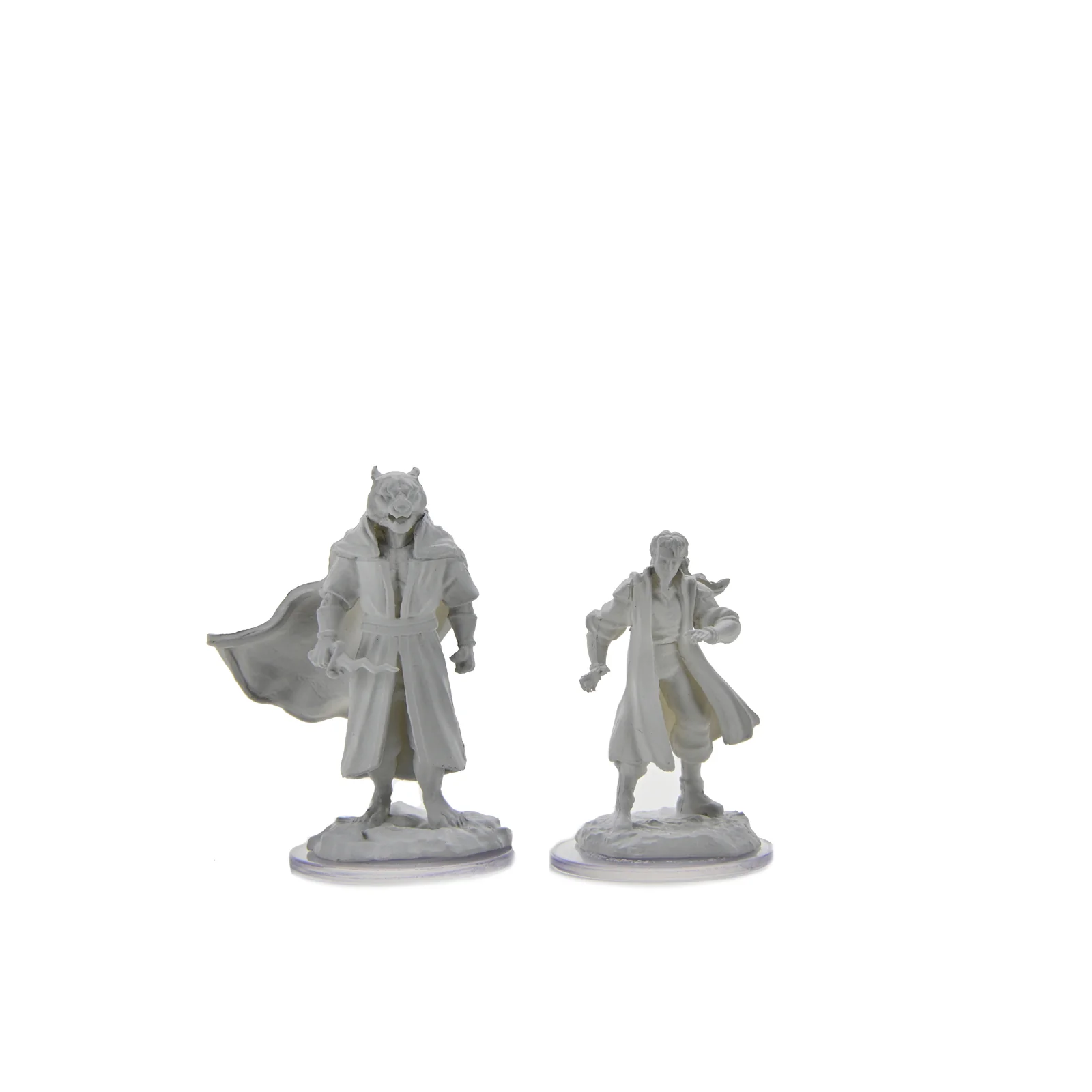 Critical Role Unpainted Miniatures: Male Human Sorcerer Merchant & Tiger Demon - Image 3