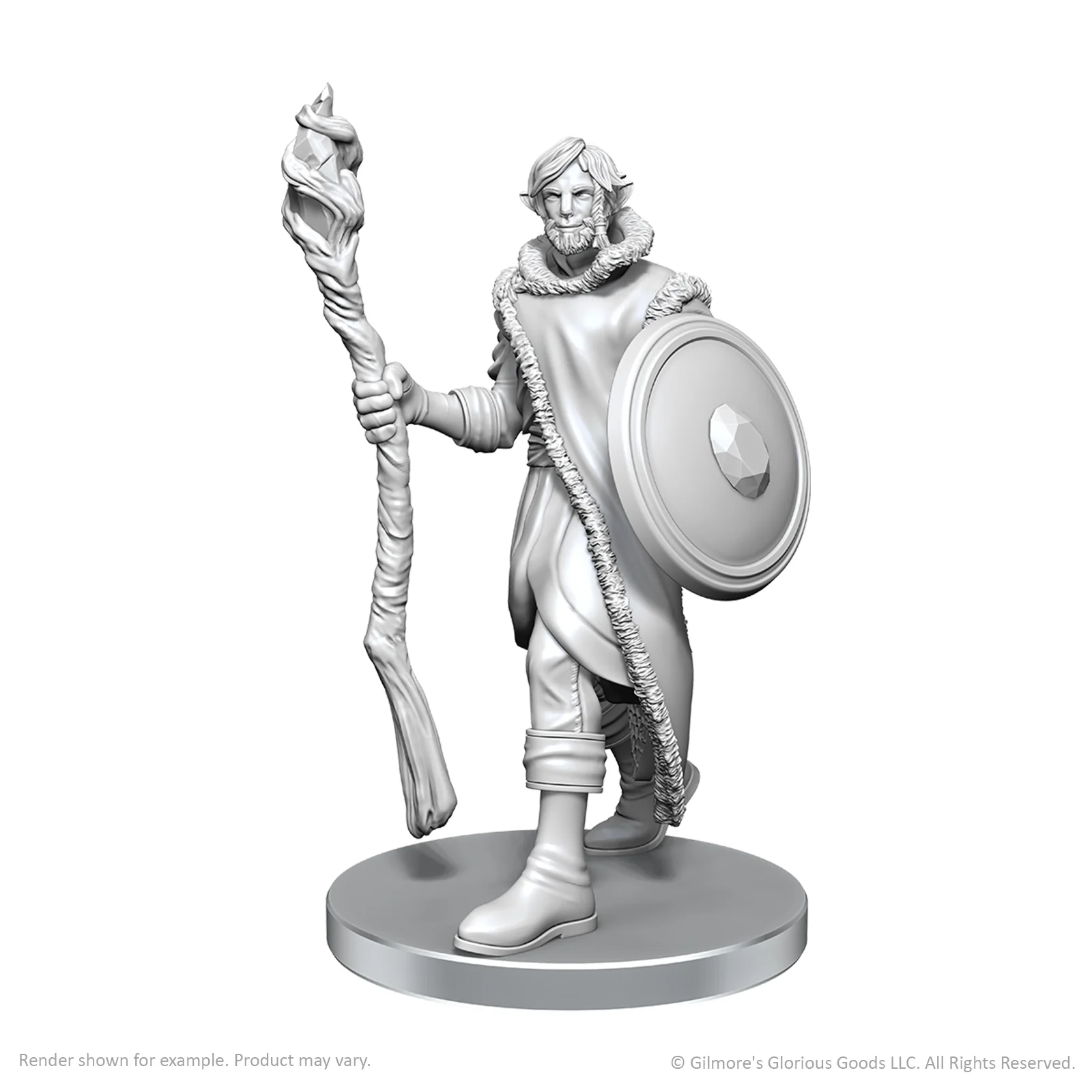 Critical Role Unpainted Miniatures: Mollymauk Tealeaf & Caduceus Clay - Image 2