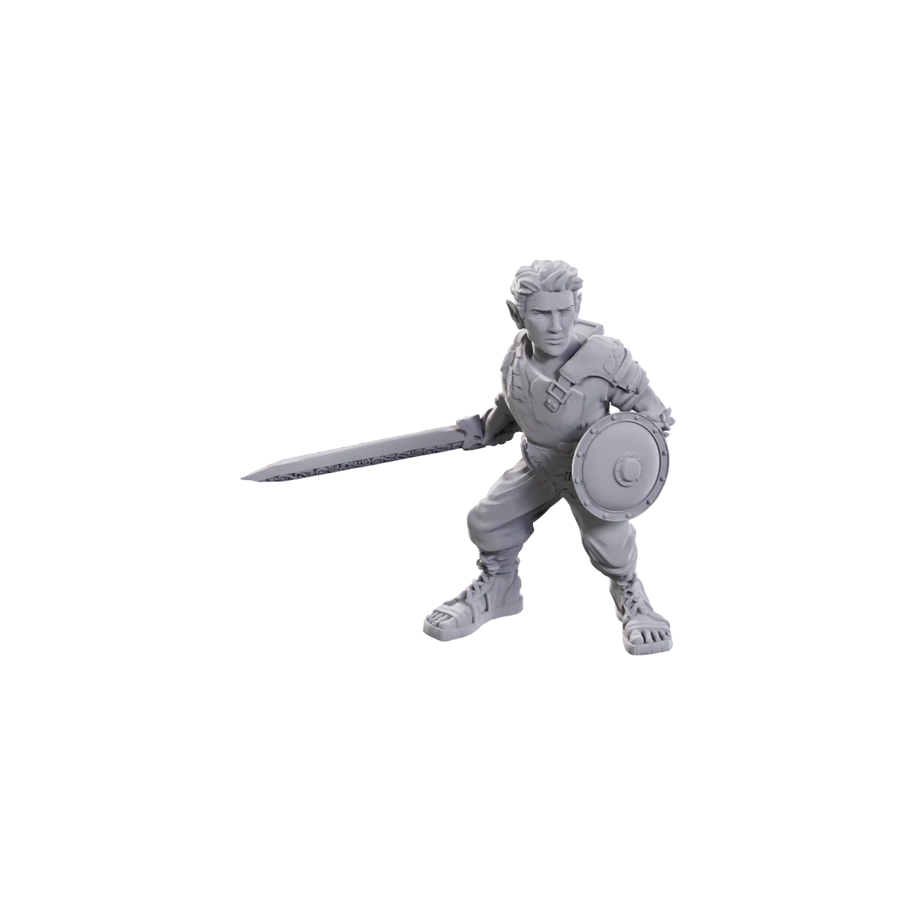 Critical Role Unpainted Miniatures: Orym, of the Air Ashari & Fresh Cut Grass - Image 3