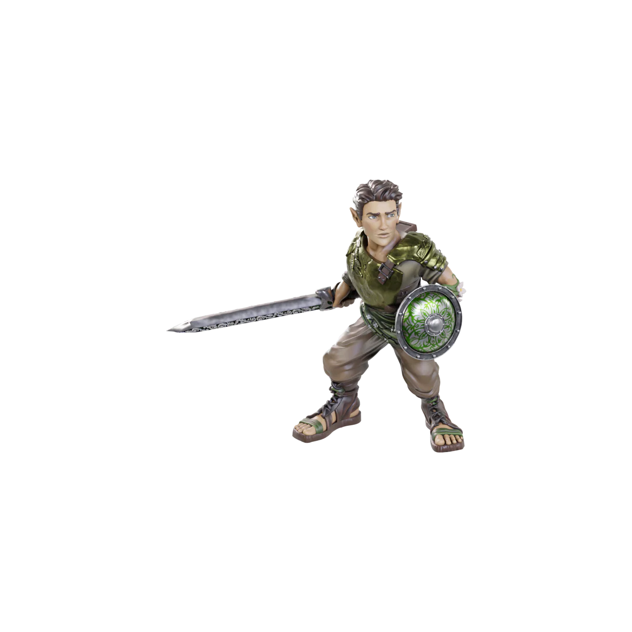 Critical Role Unpainted Miniatures: Orym, of the Air Ashari & Fresh Cut Grass - Image 5