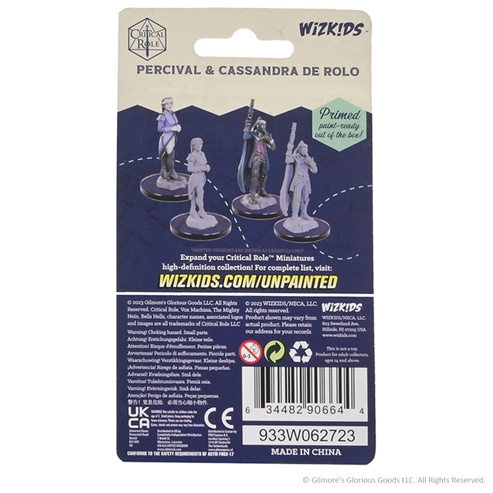 Critical Role Unpainted Miniatures: Percival & Cassandra de Rolo - Image 2