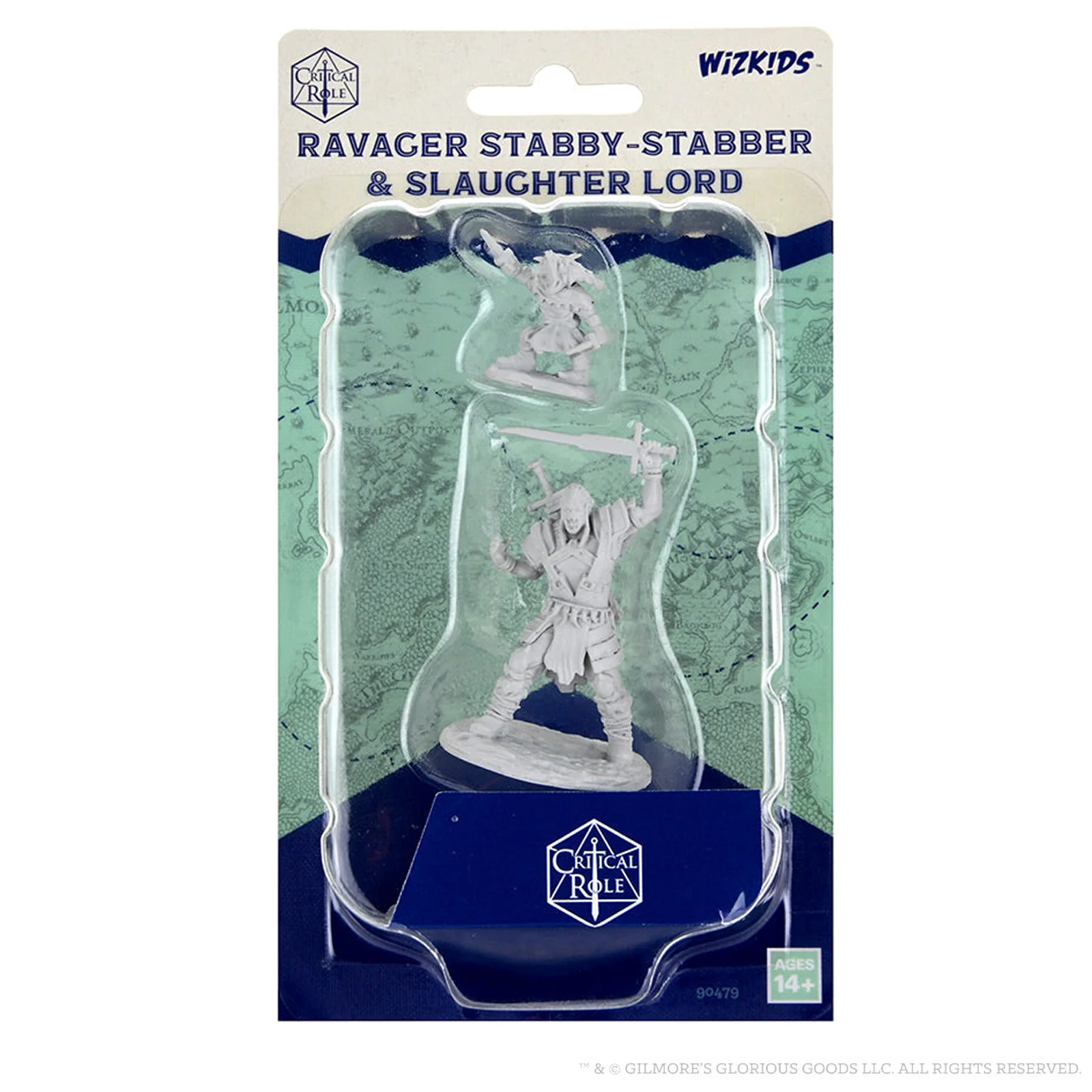 Critical Role Unpainted Miniatures: Ravager Stabby-Stabber & Slaughter Lord