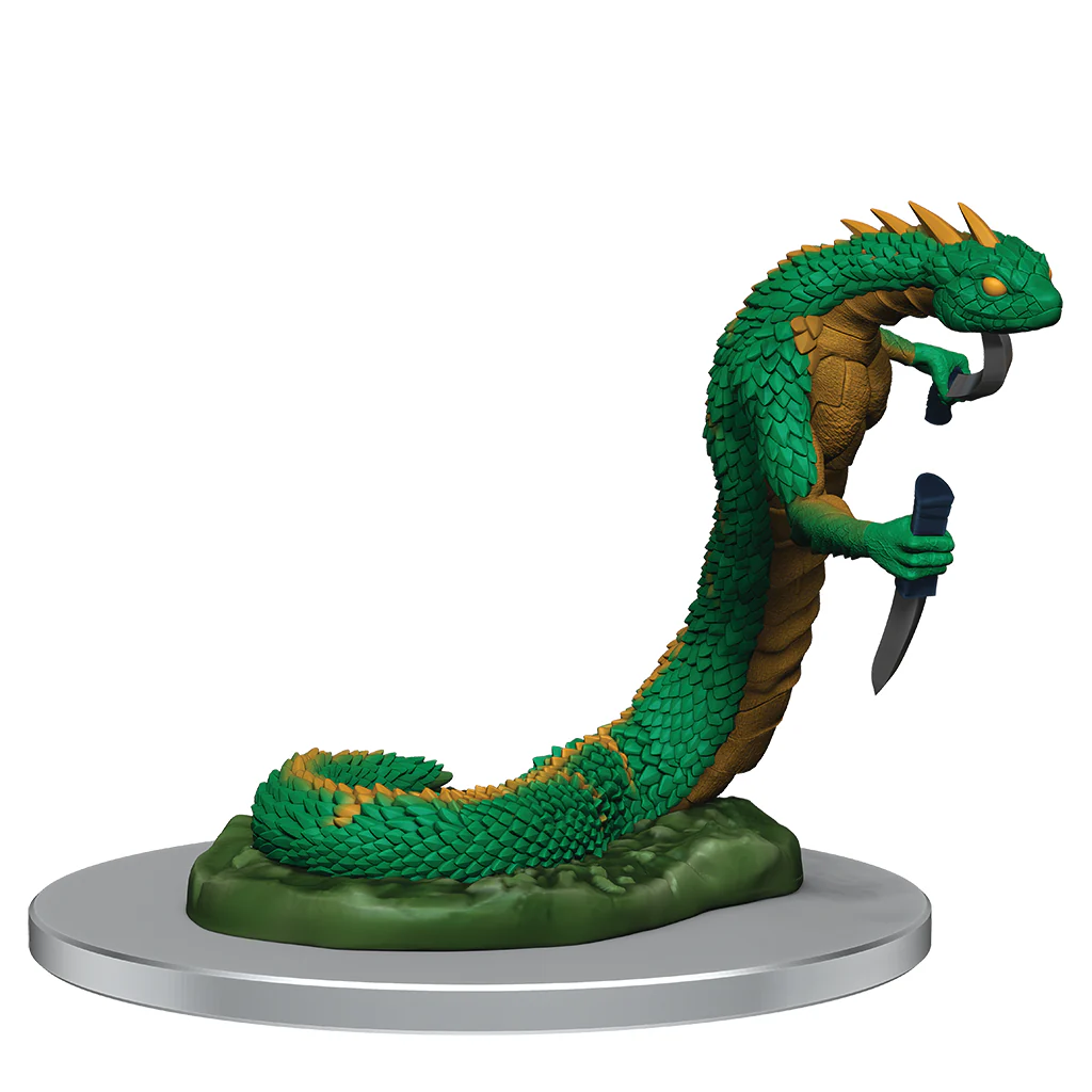 Critical Role Unpainted Miniatures: Serpentfolk & Serpentfolk Ghost - Image 2
