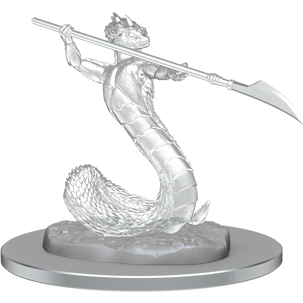 Critical Role Unpainted Miniatures: Serpentfolk & Serpentfolk Ghost - Image 3