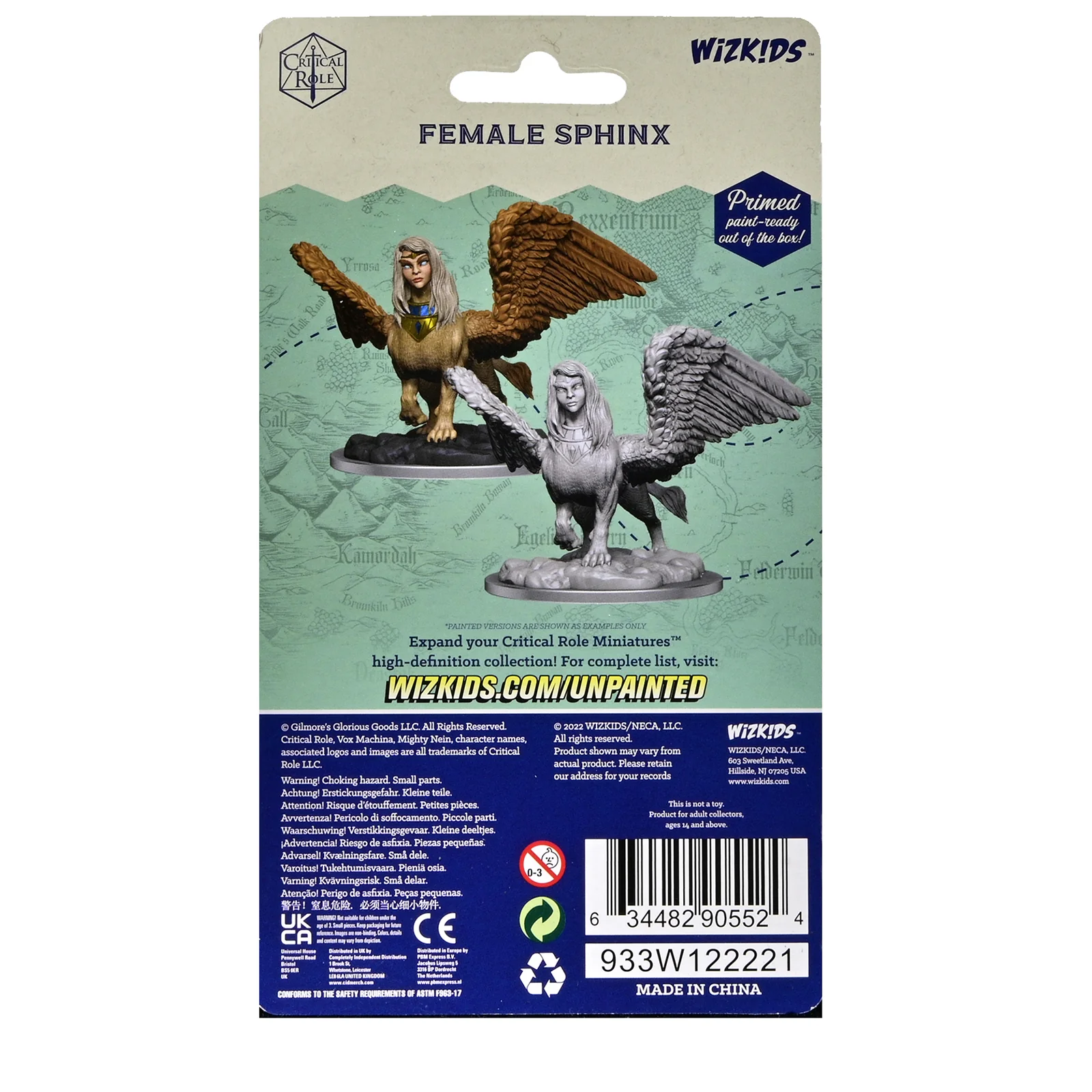 Critical Role Unpainted Miniatures: Sphinx Female - Image 2