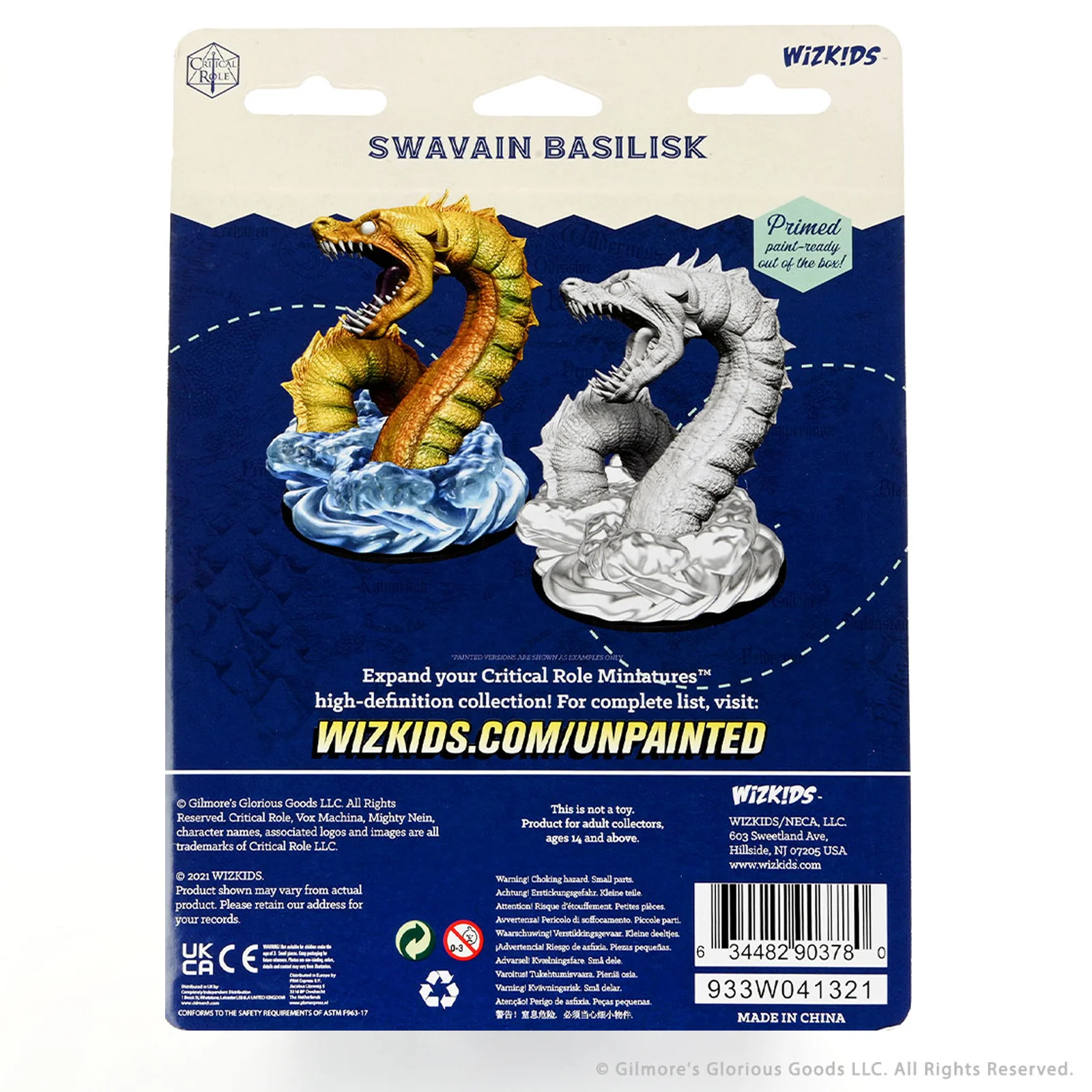 Critical Role Unpainted Miniatures: Swavain Basilisk - Image 2