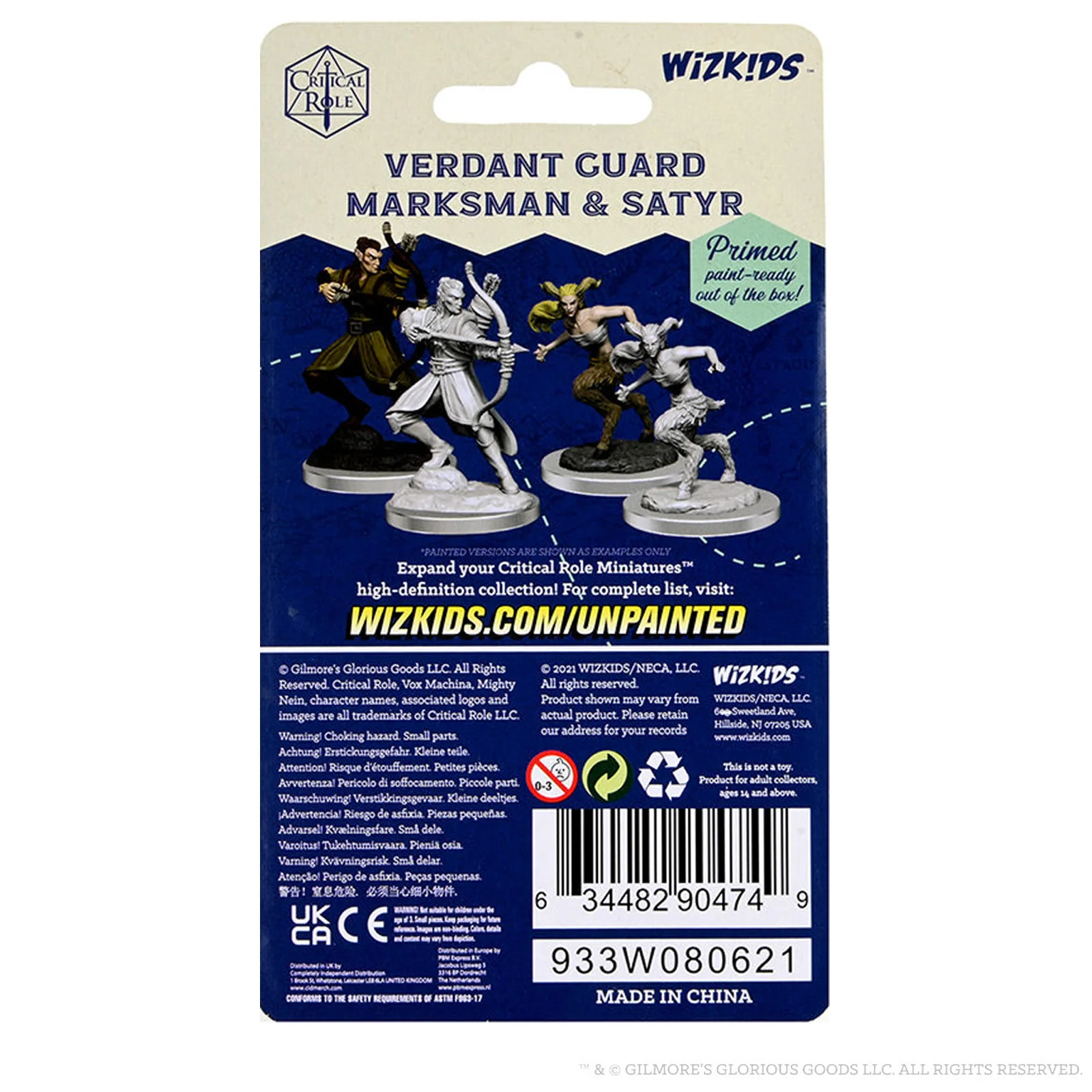 Critical Role Unpainted Miniatures: Verdant Guard Marksman & Satyr - Image 2