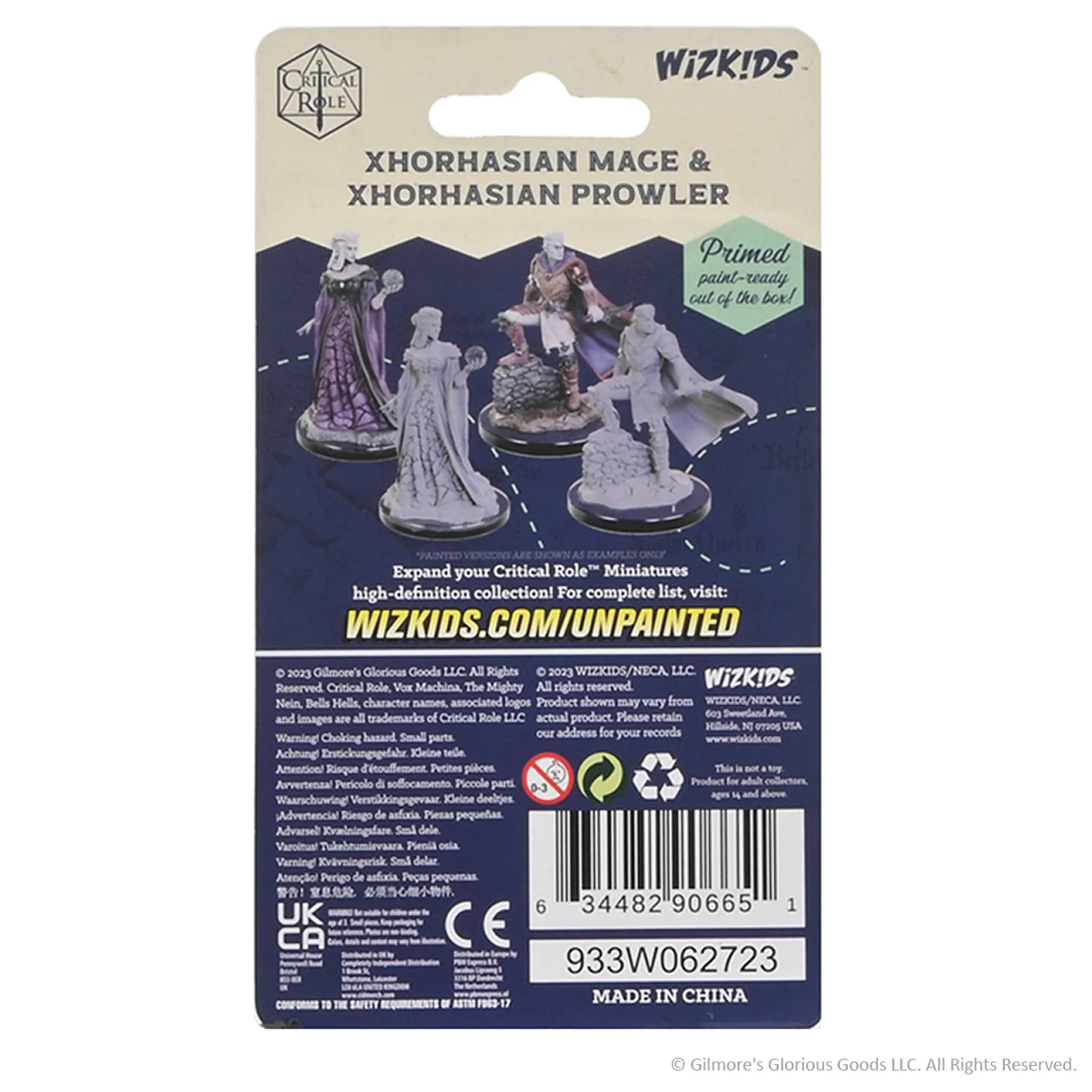 Critical Role Unpainted Miniatures: Xhorhasian Mage & Xhorhasian Prowler - Image 2