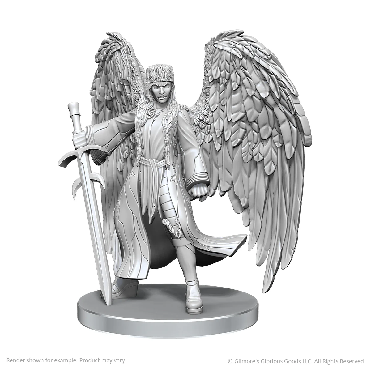 Critical Role Unpainted Miniatures: Yasha Nydoorin
