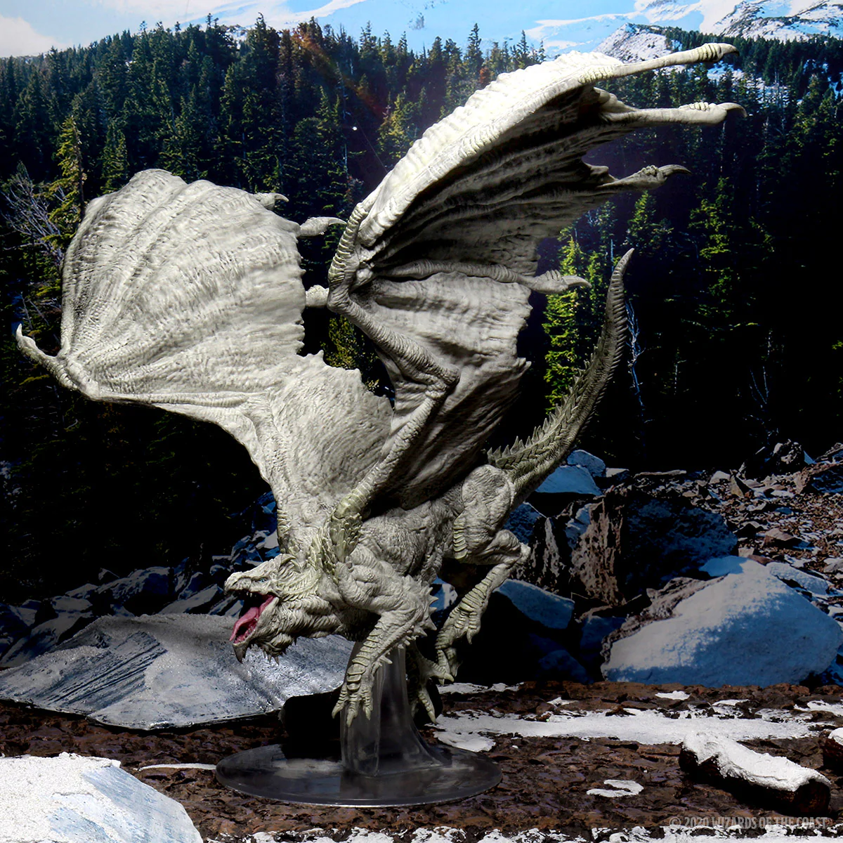 D&D Icons of the Realms: Adult White Dragon Premium Figure - Image 13