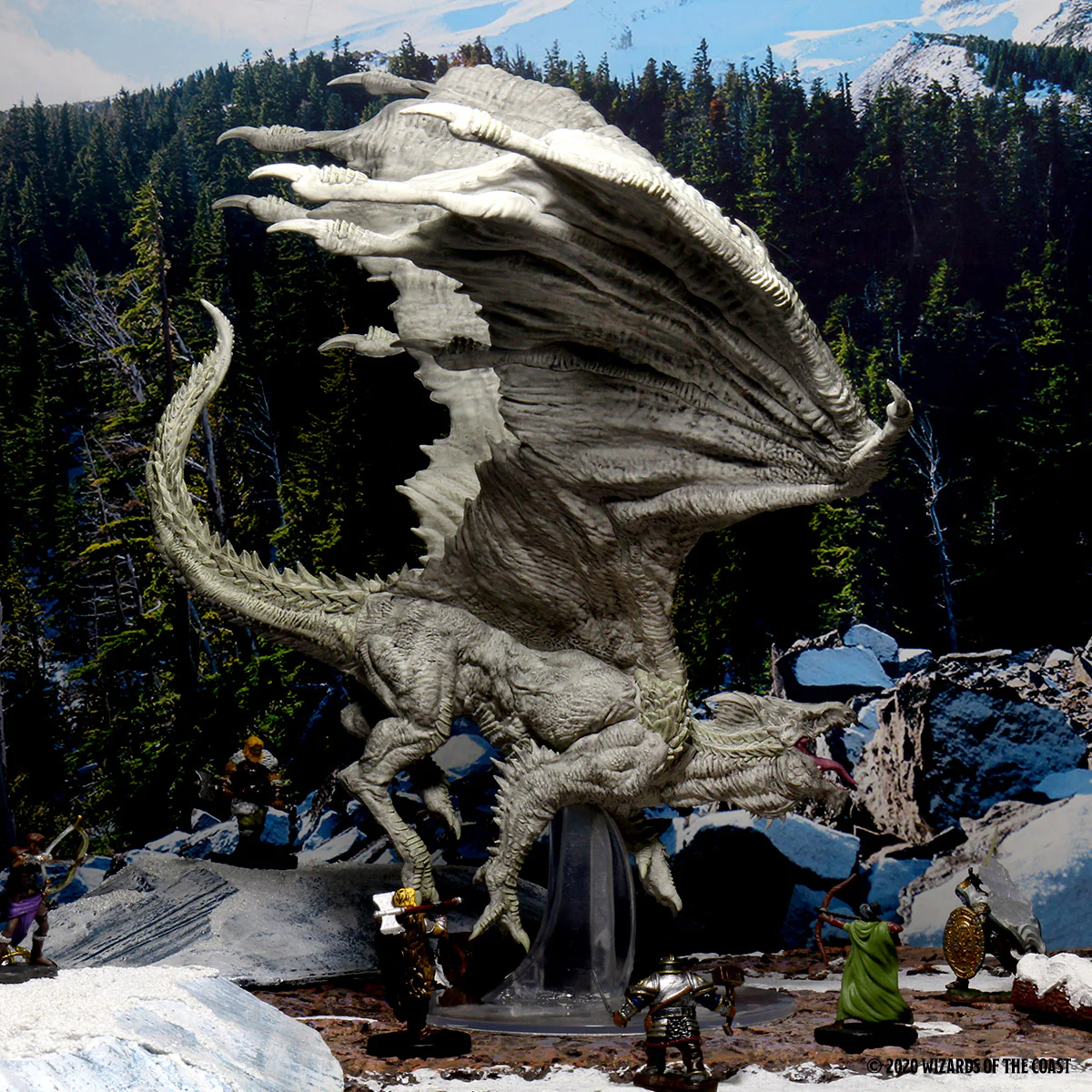 D&D Icons of the Realms: Adult White Dragon Premium Figure - Image 14