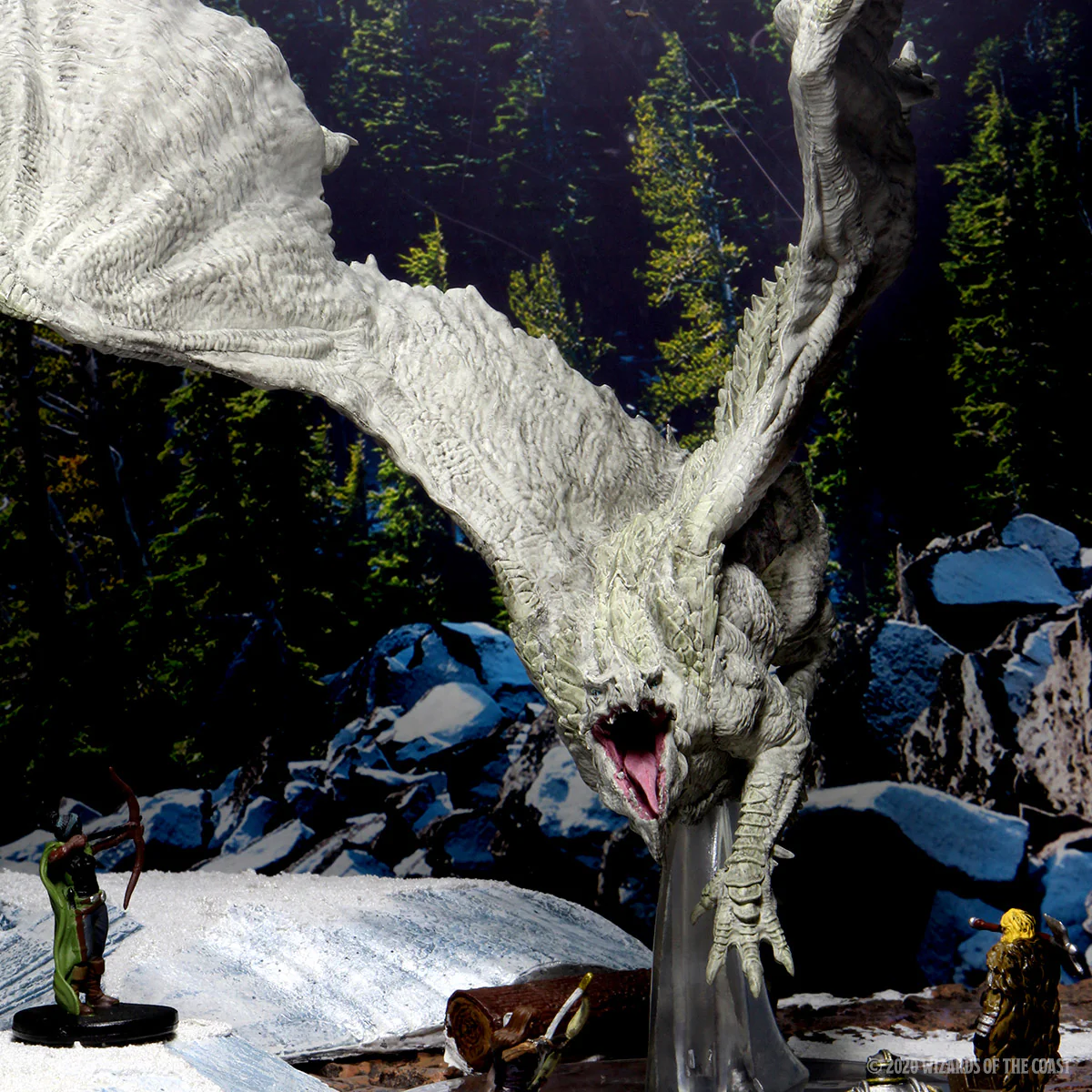D&D Icons of the Realms: Adult White Dragon Premium Figure - Image 15