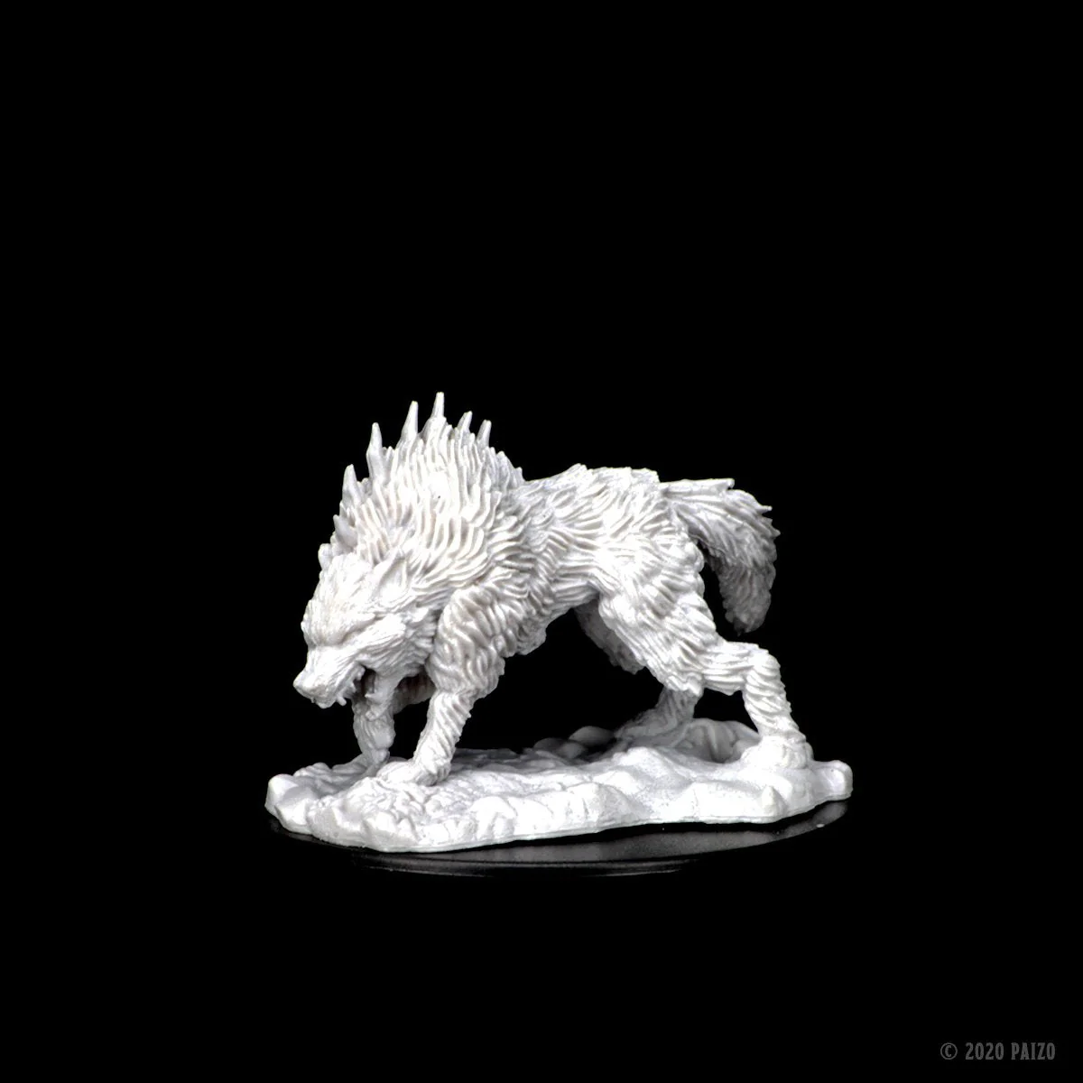 Pathfinder Battles Deep Cuts Unpainted Miniatures: Dire Wolf - Image 2