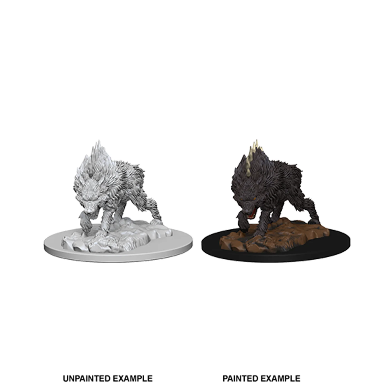 Pathfinder Battles Deep Cuts Unpainted Miniatures: Dire Wolf - Image 3