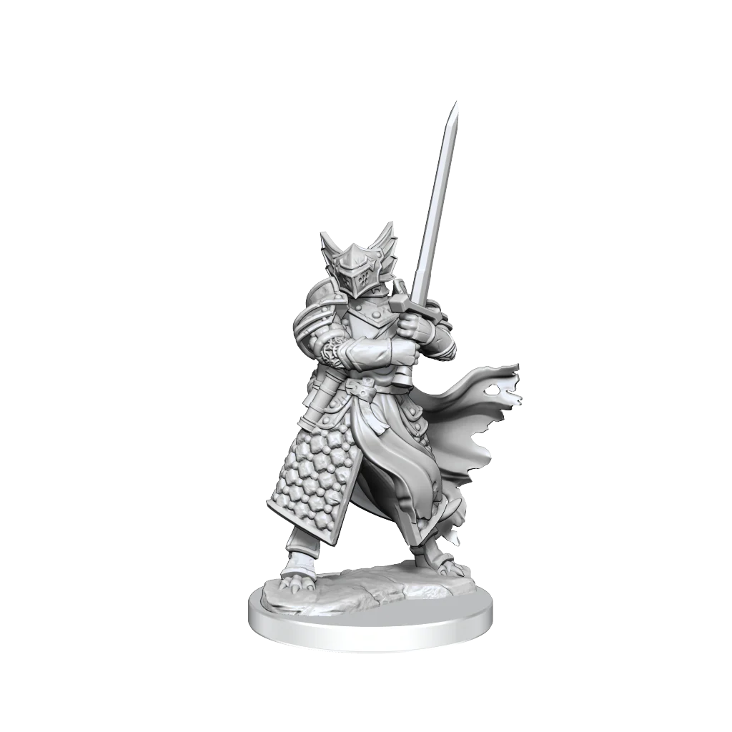 D&D Frameworks: Dragonborn Paladin Male - Unpainted and Unassembled - Image 4