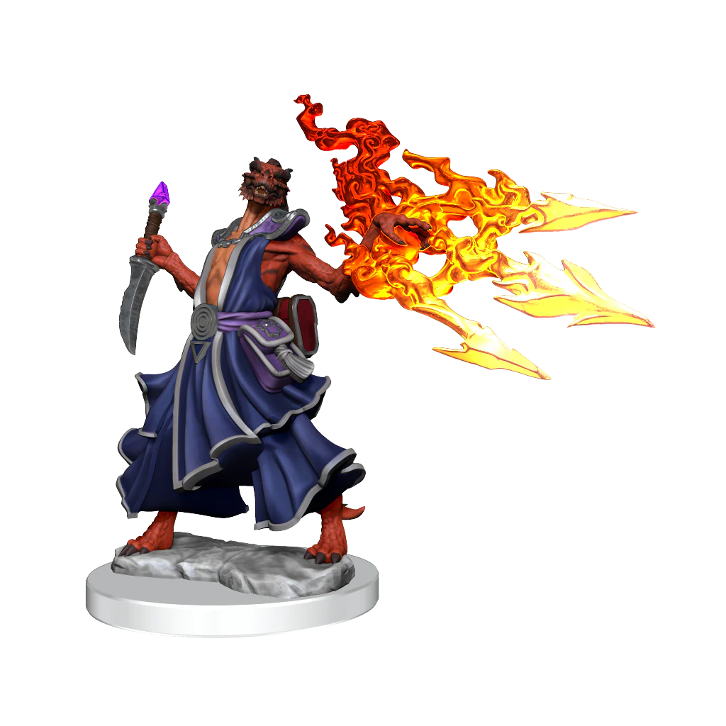 D&D Frameworks: Dragonborn Sorcerer Female - Unpainted and Unassembled - Image 5