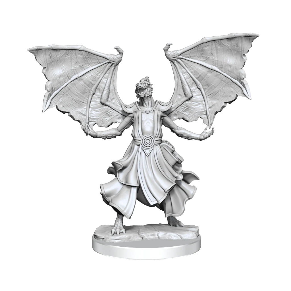 D&D Frameworks: Dragonborn Sorcerer Female - Unpainted and Unassembled - Image 6