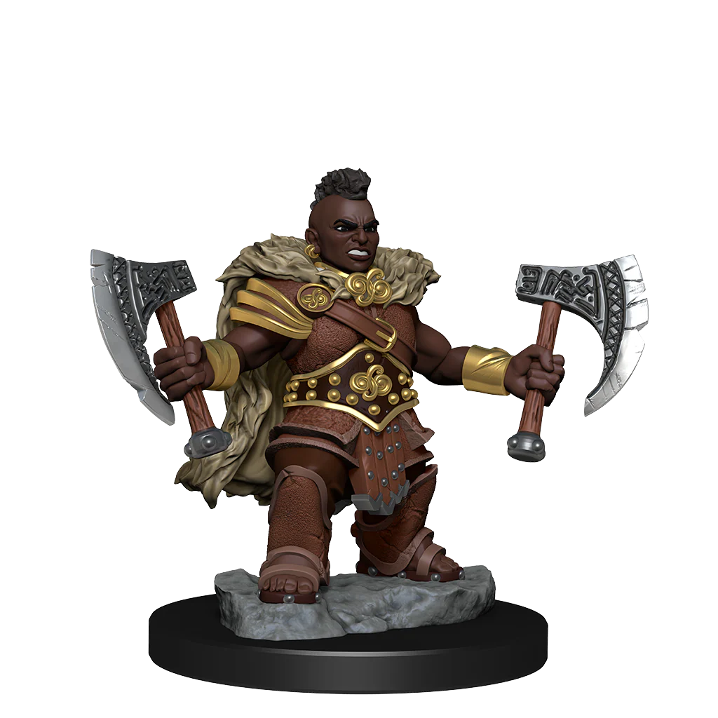 D&D Frameworks: Dwarf Barbarian Female - Unpainted and Unassembled - Image 5