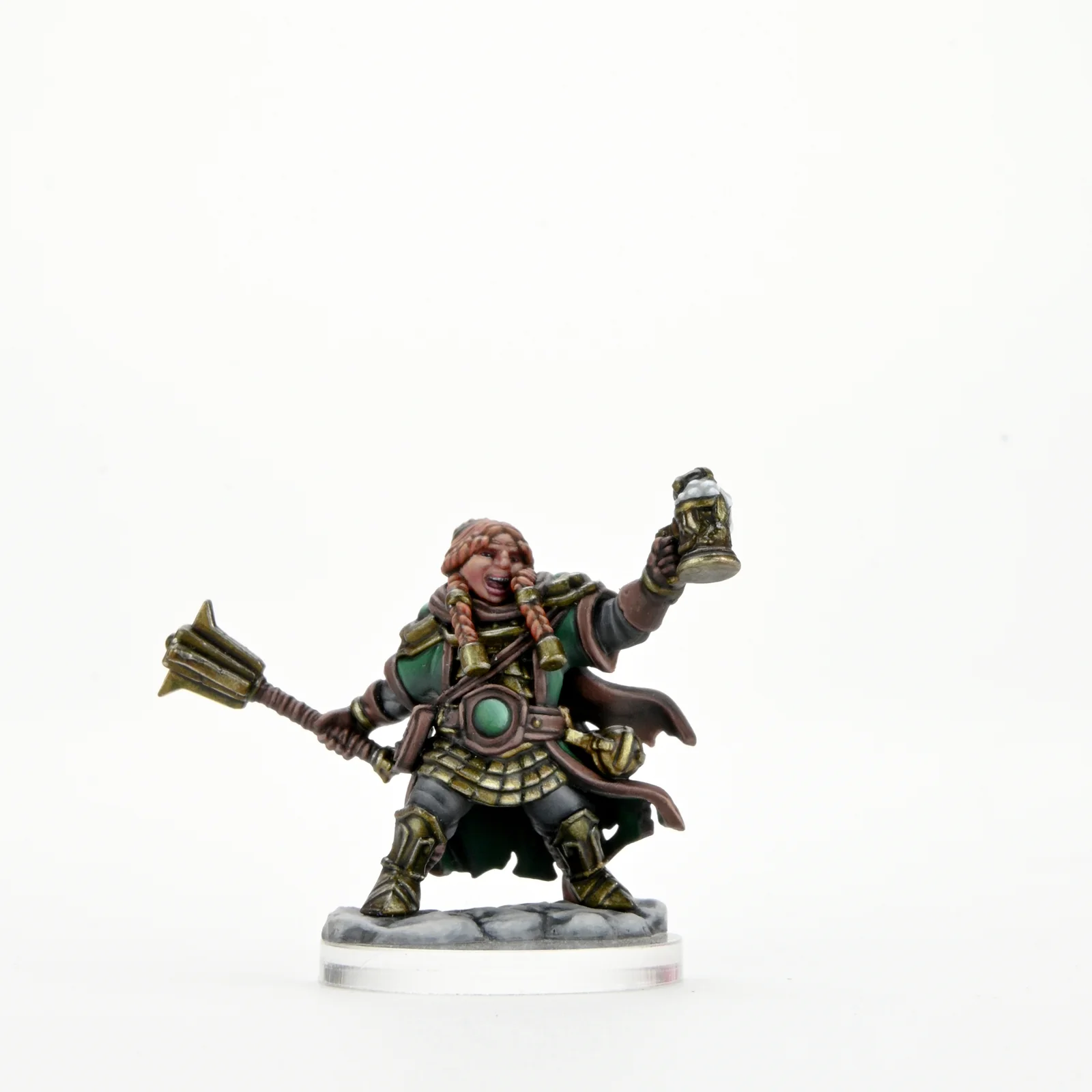 D&D Frameworks: Dwarf Cleric Female - Unpainted and Unassembled - Image 5