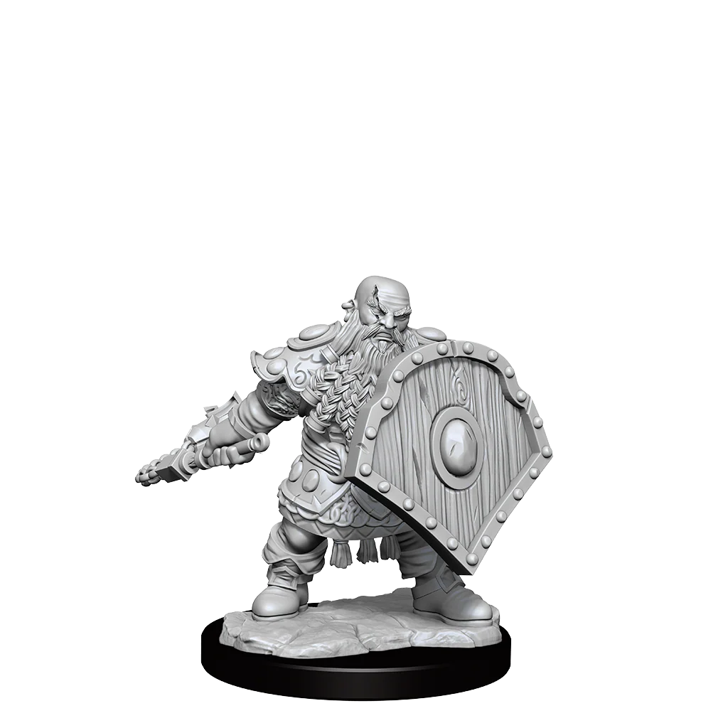 D&D Frameworks: Dwarf Fighter Male - Unpainted and Unassembled - Image 5
