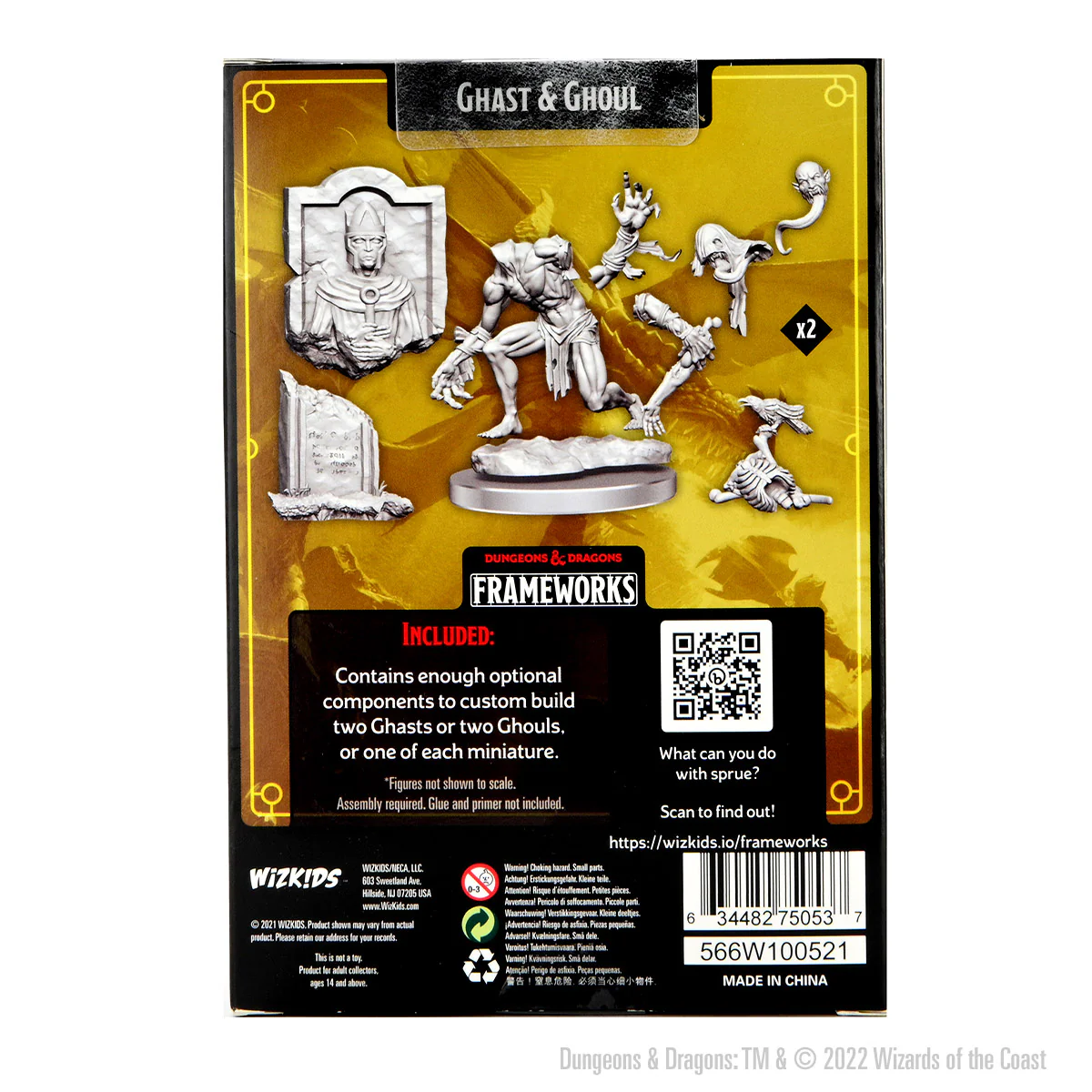 D&D Frameworks: Ghast & Ghoul - Unpainted and Unassembled - Image 2
