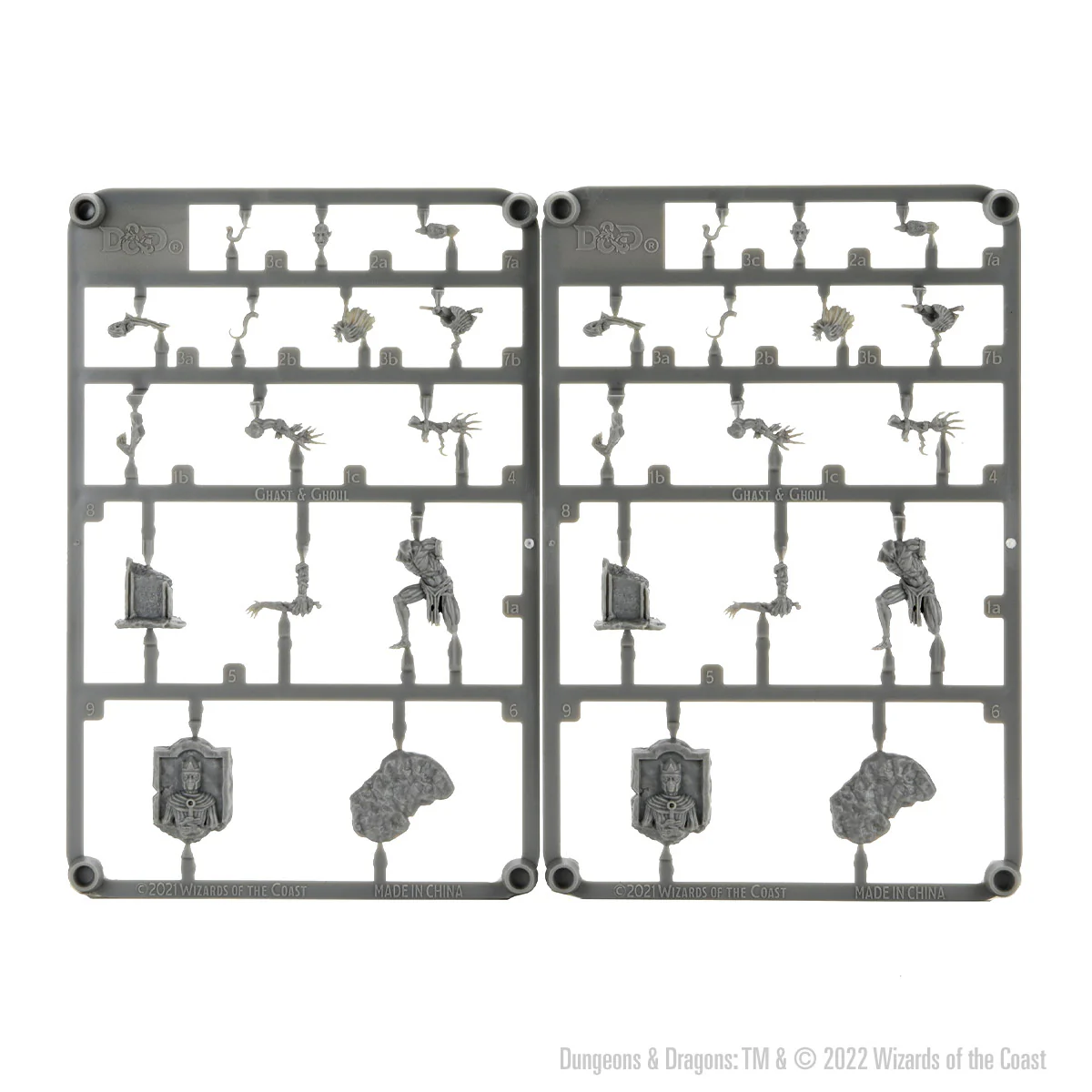 D&D Frameworks: Ghast & Ghoul - Unpainted and Unassembled - Image 3