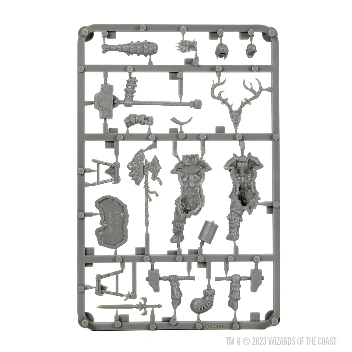 D&D Frameworks: Goliath Barbarian Male - Unpainted and Unassembled - Image 6