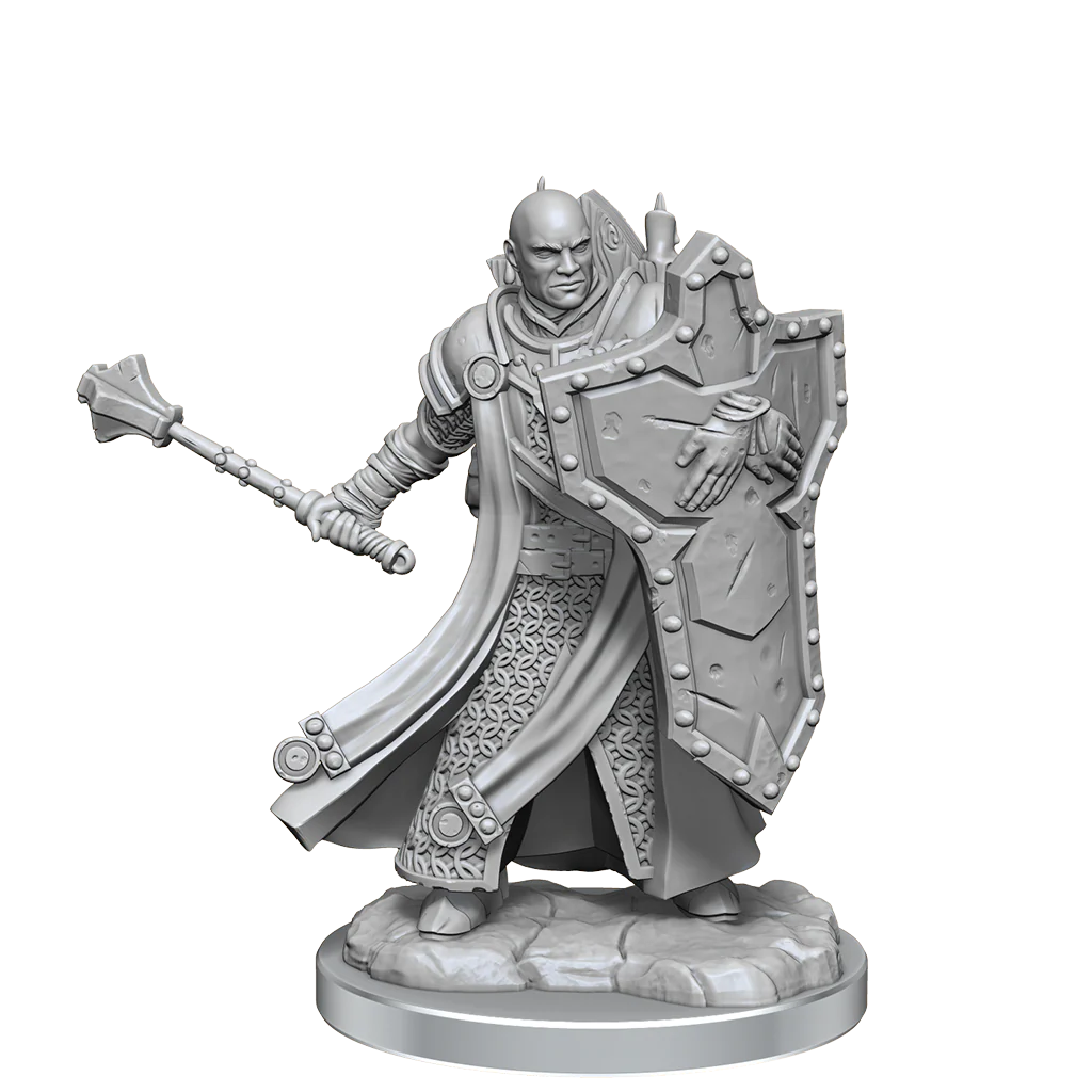 D&D Frameworks: Human Cleric Male - Unpainted and Unassembled - Image 5