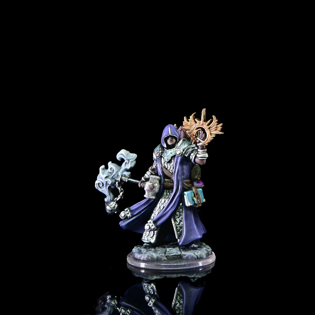 D&D Frameworks: Human Cleric Male - Unpainted and Unassembled - Image 7