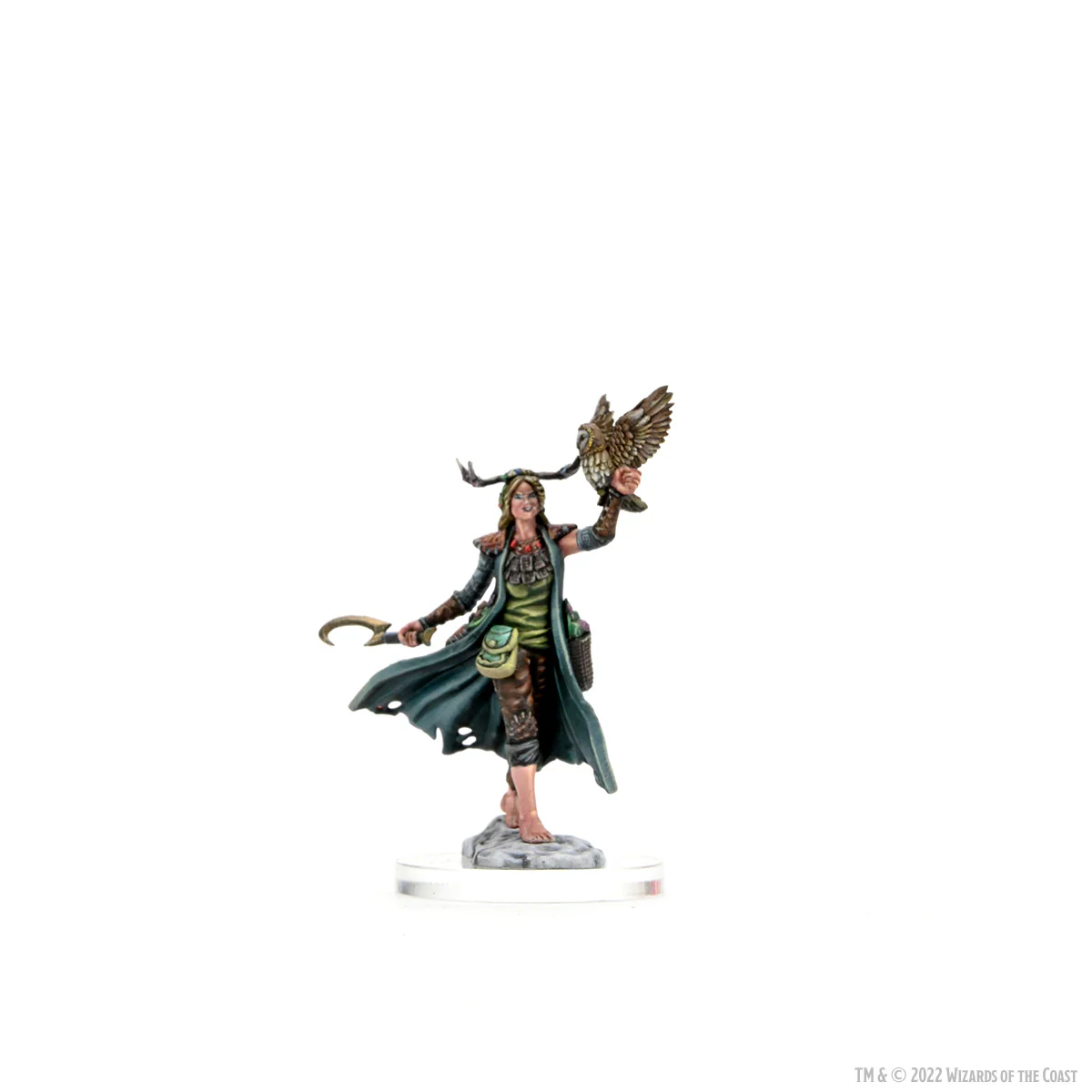 D&D Frameworks: Human Druid Female - Unpainted and Unassembled - Image 6