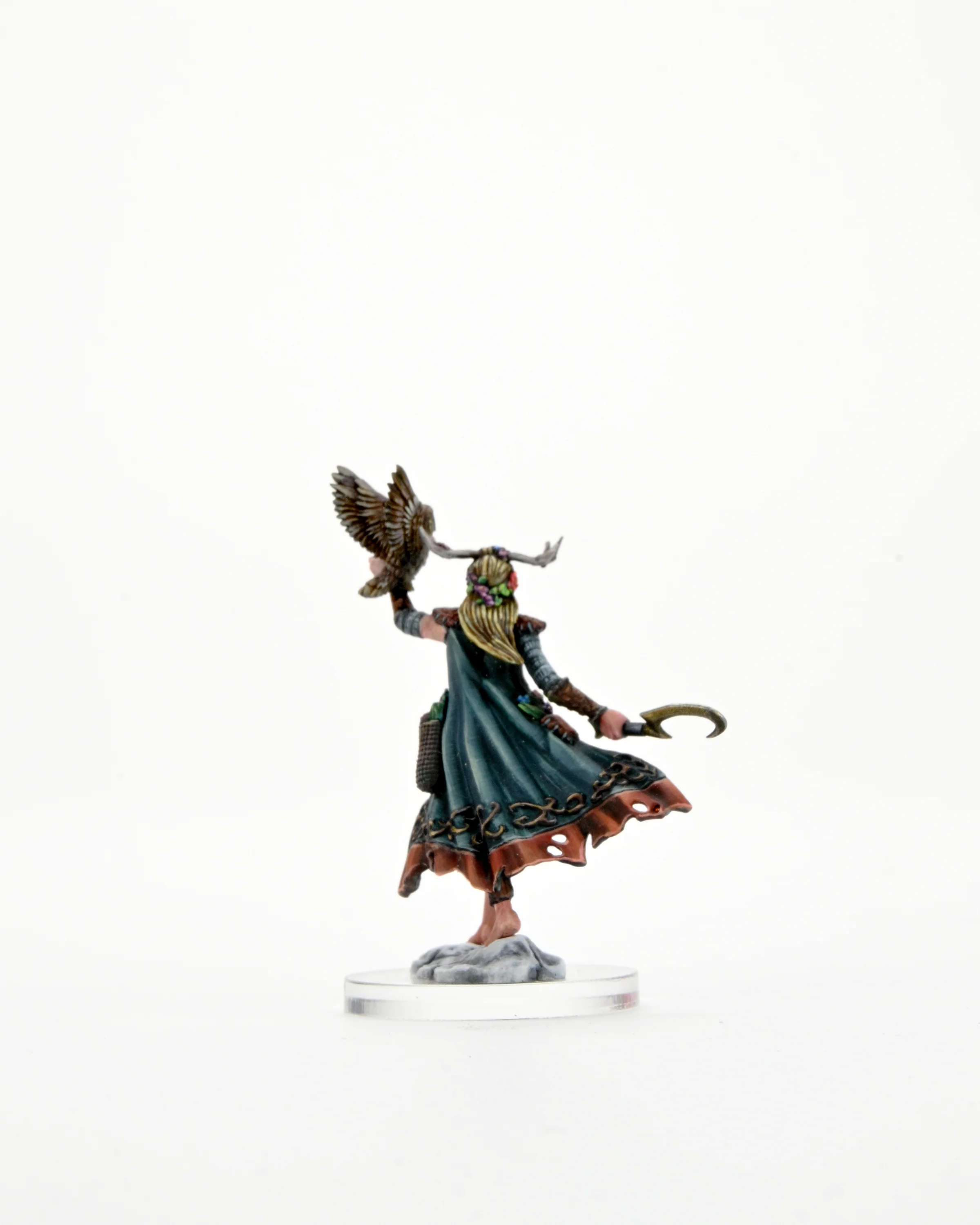 D&D Frameworks: Human Druid Female - Unpainted and Unassembled - Image 7