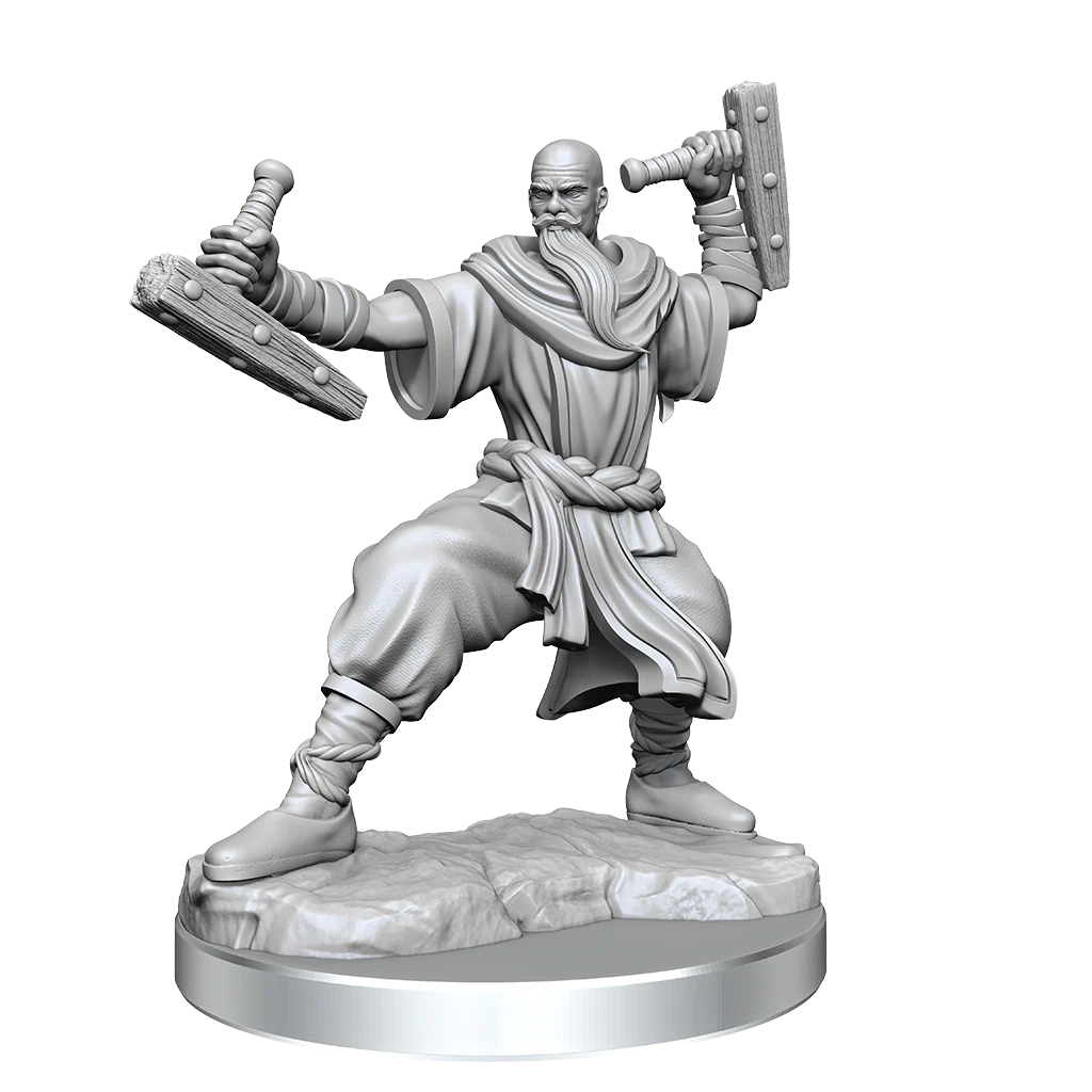 D&D Frameworks: Human Monk Male - Unpainted and Unassembled - Image 5