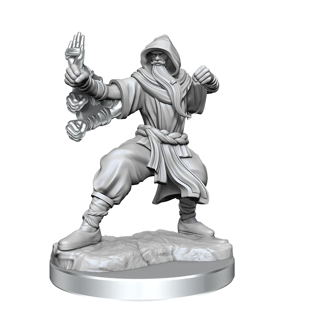 D&D Frameworks: Human Monk Male - Unpainted and Unassembled - Image 6