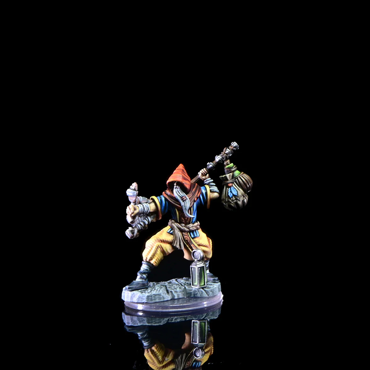 D&D Frameworks: Human Monk Male - Unpainted and Unassembled - Image 7