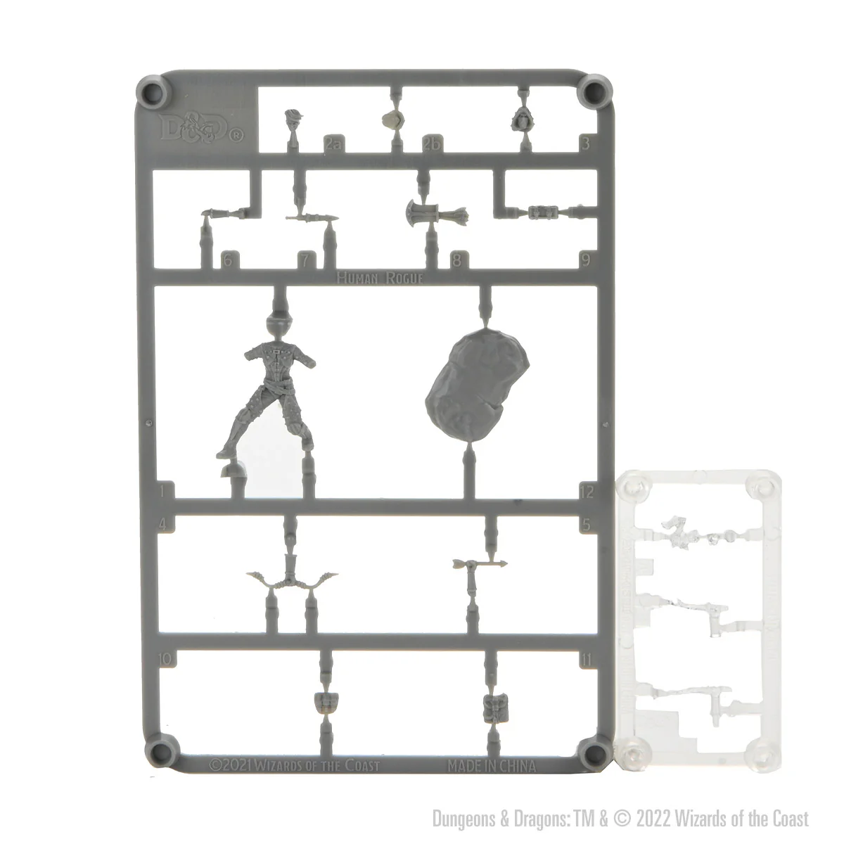 D&D Frameworks: Human Rogue Female - Unpainted and Unassembled - Image 3