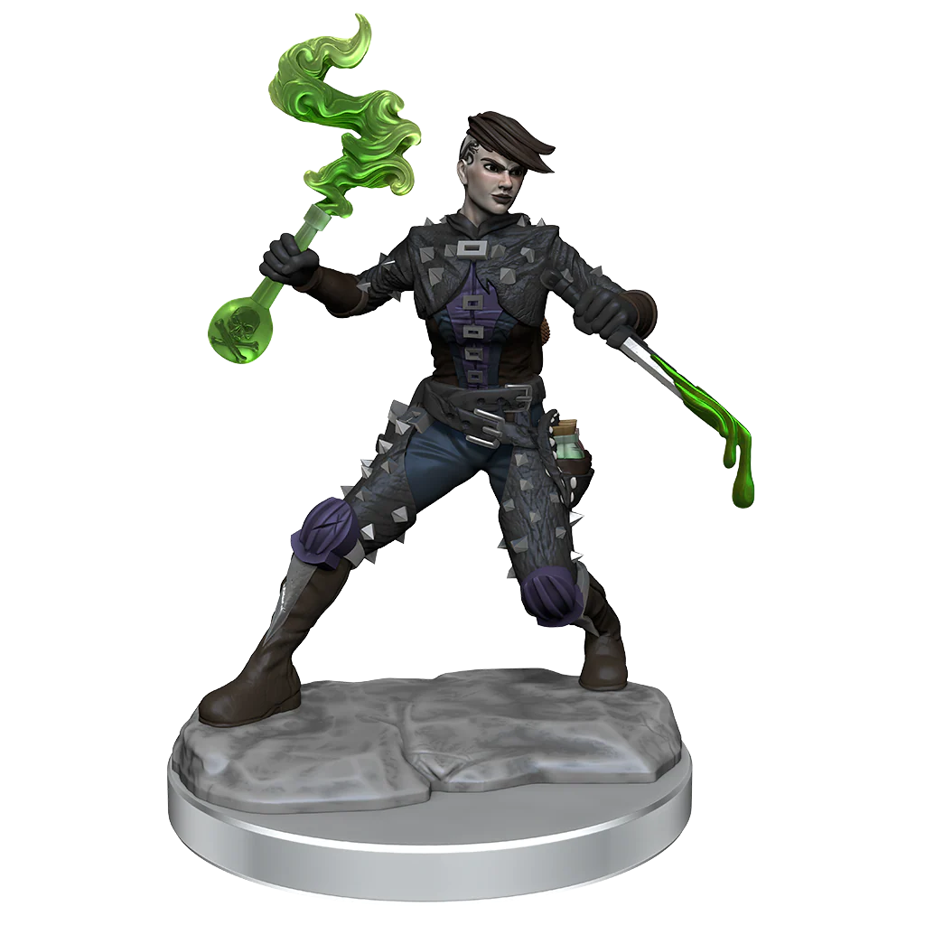D&D Frameworks: Human Rogue Female - Unpainted and Unassembled - Image 4