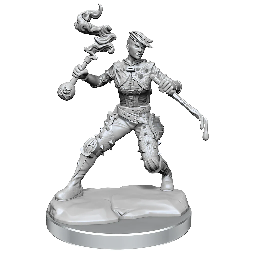 D&D Frameworks: Human Rogue Female - Unpainted and Unassembled - Image 5